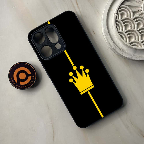 Oppo Reno 14 5G - King 2.0 Series - Premium Metal Printed soft Bumper shock Proof Case