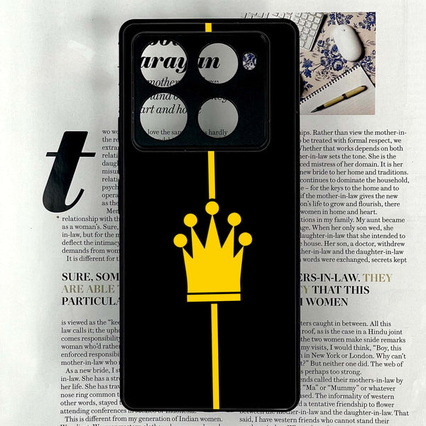 Infinix Note 40 Pro Plus - King 2.0 Series - Premium Metal Printed soft Bumper shock Proof Case