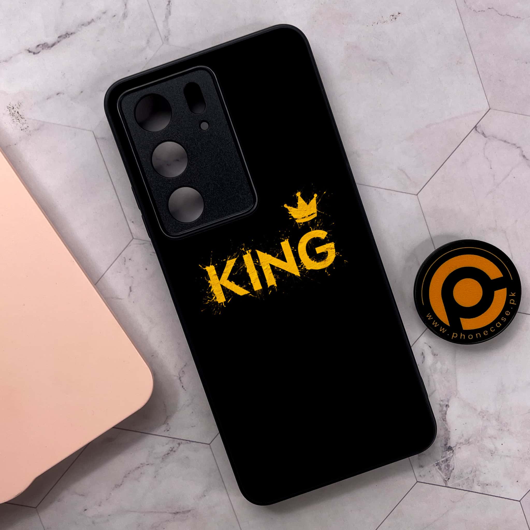 Realme C75x 4G - King 2.0 Series - Premium Metal Printed soft Bumper shock Proof Case