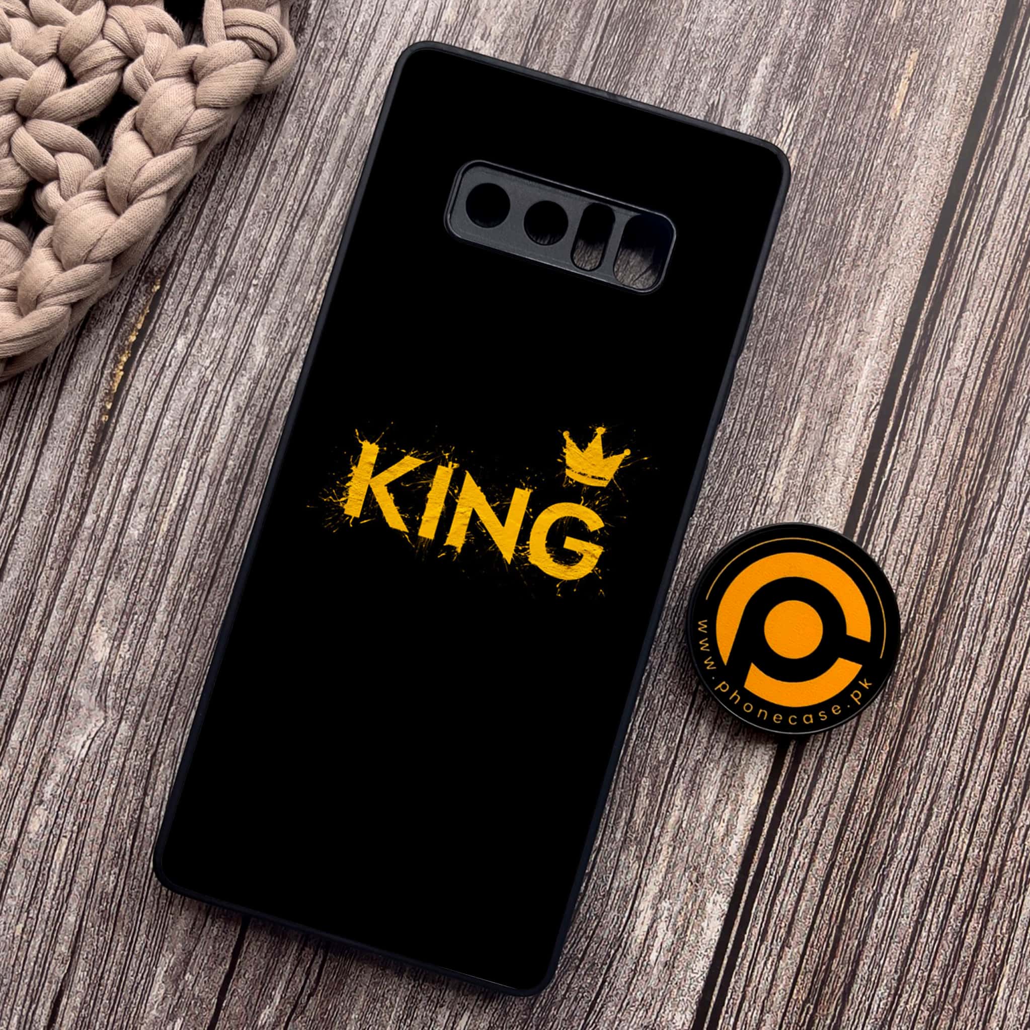 Samsung Galaxy Note 8 - King 2.0 Series - Premium Metal Printed soft Bumper shock Proof Case