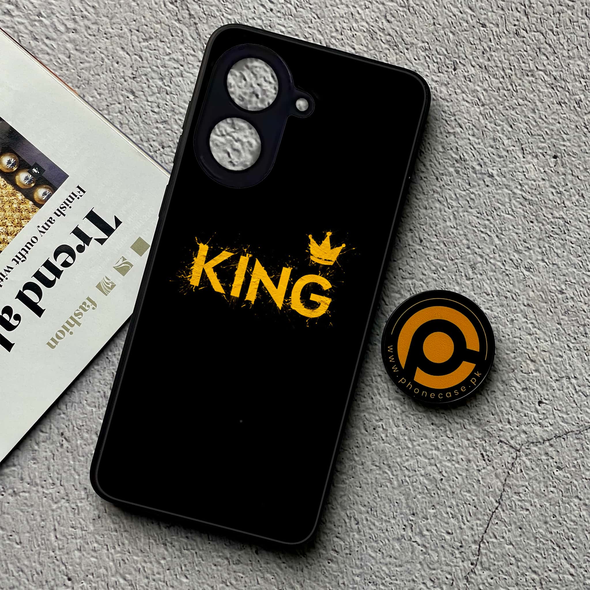 Xiaomi Redmi A5 - King 2.0 Series - Premium Metal Printed soft Bumper shock Proof Case