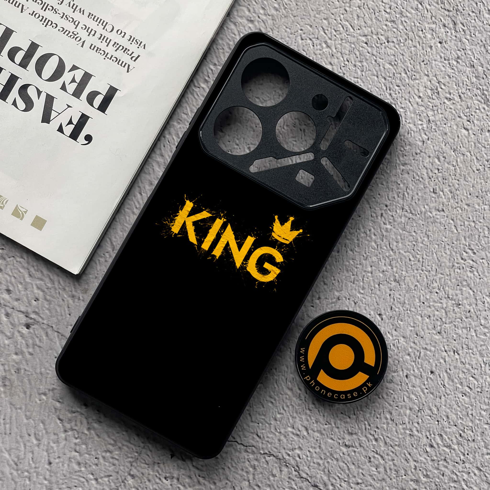Tecno Pova 6 Neo - King 2.0 Series - Premium Metal  Printed soft Bumper shock Proof Case
