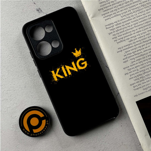 Oppo Reno 13 - King 2.0  Design 2  - Premium Metal Printed Soft Bumper Shockproof Case CS-32381