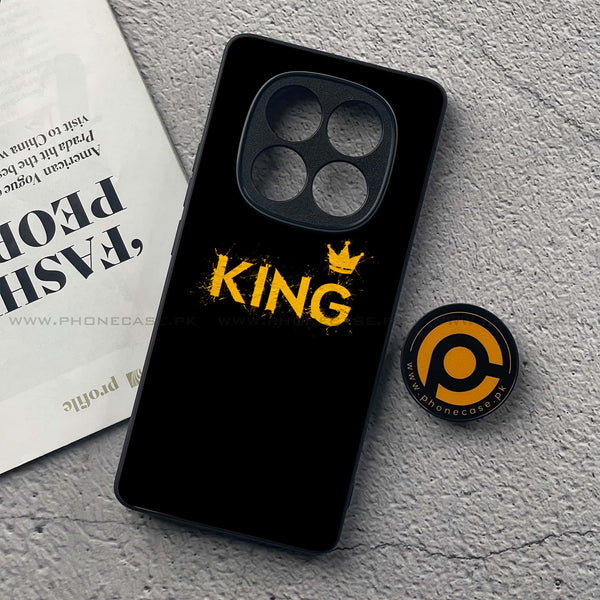 Redmi Note 14 Pro - King 2.0 Design 2 - Premium Printed Glass soft Bumper shock Proof Case CS-41256