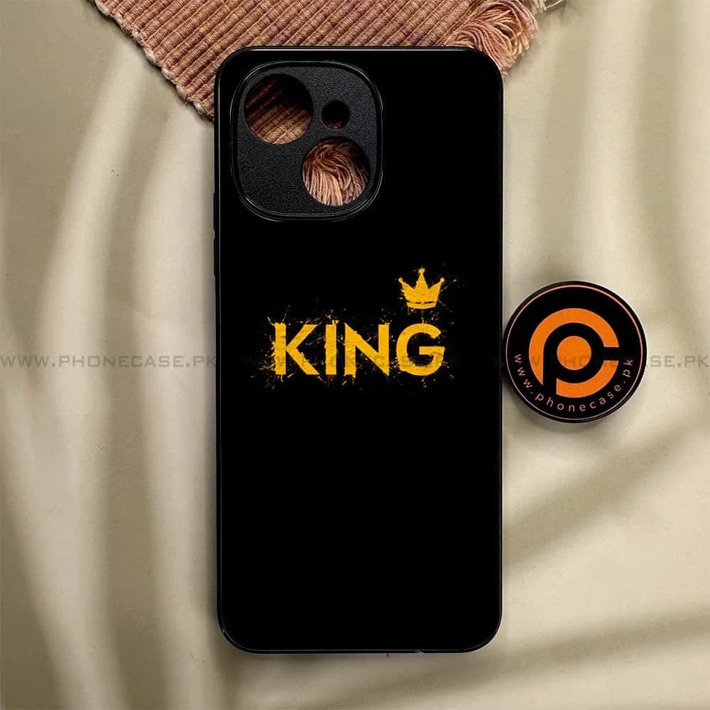 Tecno Spark 40C - King 2.0 Series - Premium Metal Printed soft Bumper shock Proof Case
