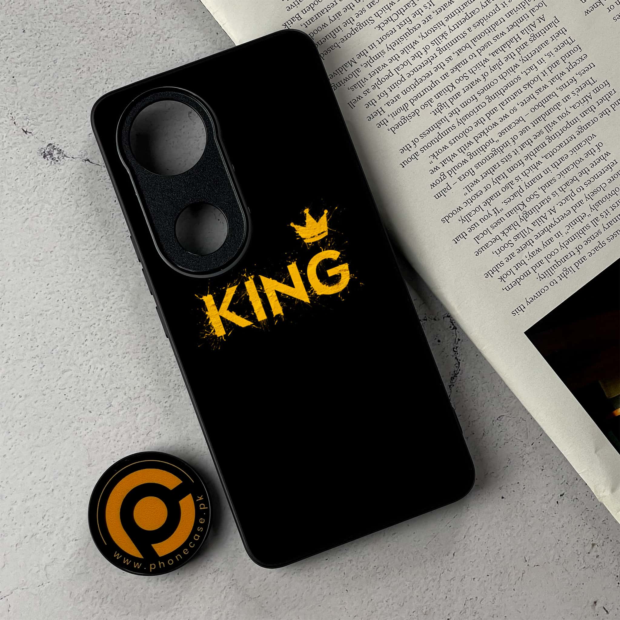 Vivo V50 - King 2.0 Series - Premium Metal Printed Soft Bumper Shockproof Case