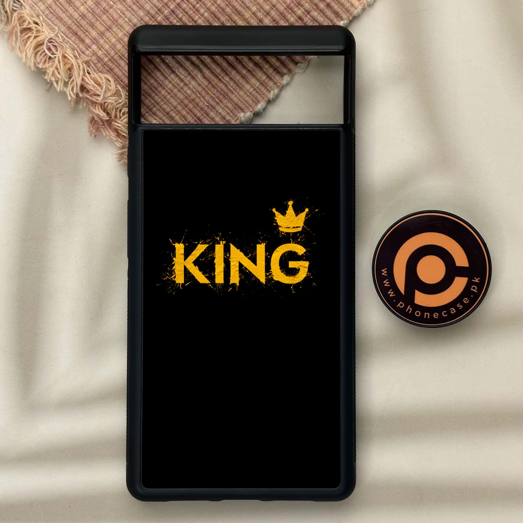 Google Pixel 6 - King Series V 2.0 - Premium Metal Printed soft Bumper Shock Proof Case