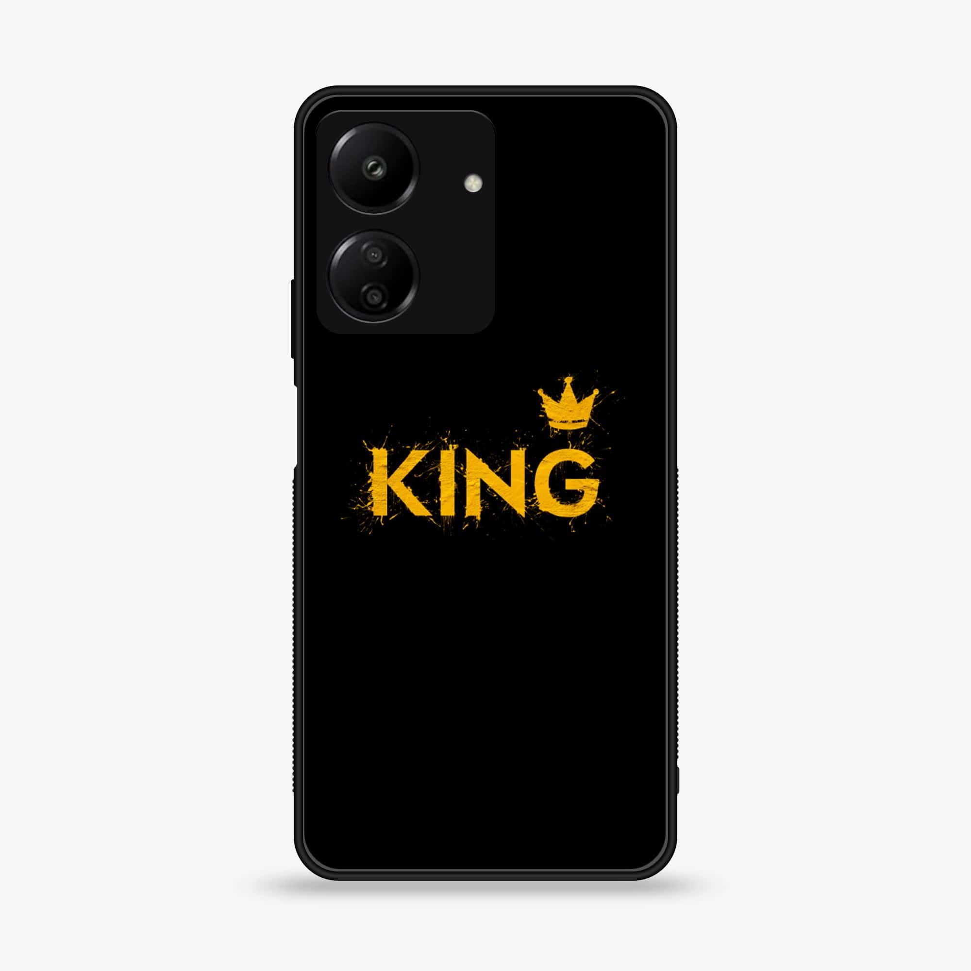 Xiaomi Poco C65 - King 2.0 Series - Premium Printed Glass soft Bumper shock Proof Case