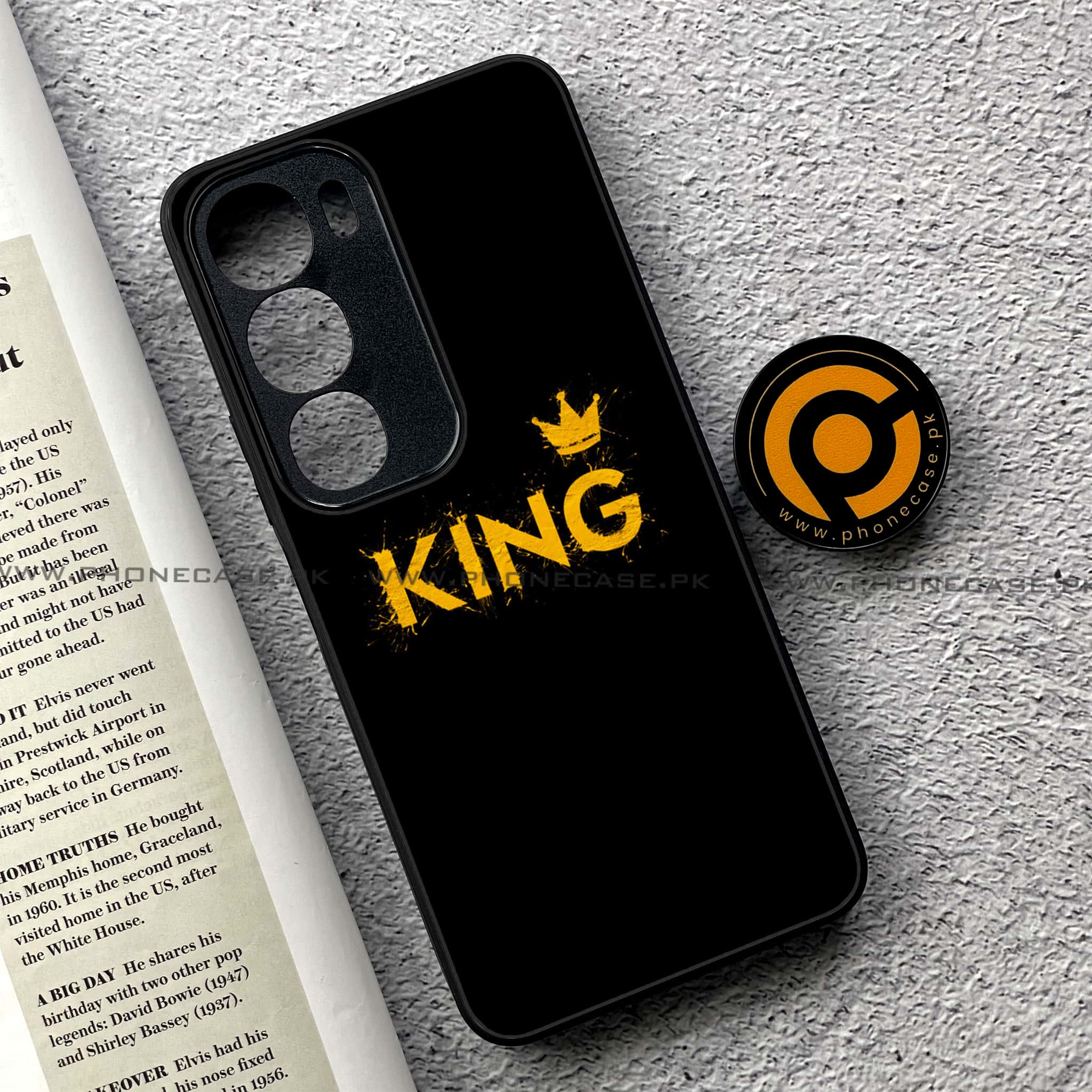 Vivo Y19s Pro - King 2.0 Series - Premium Metal Printed soft Bumper shock Proof Case