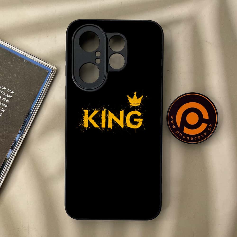 Vivo X200 FE - King 2.0 Series - Premium Metal Printed soft Bumper Shock Proof Case