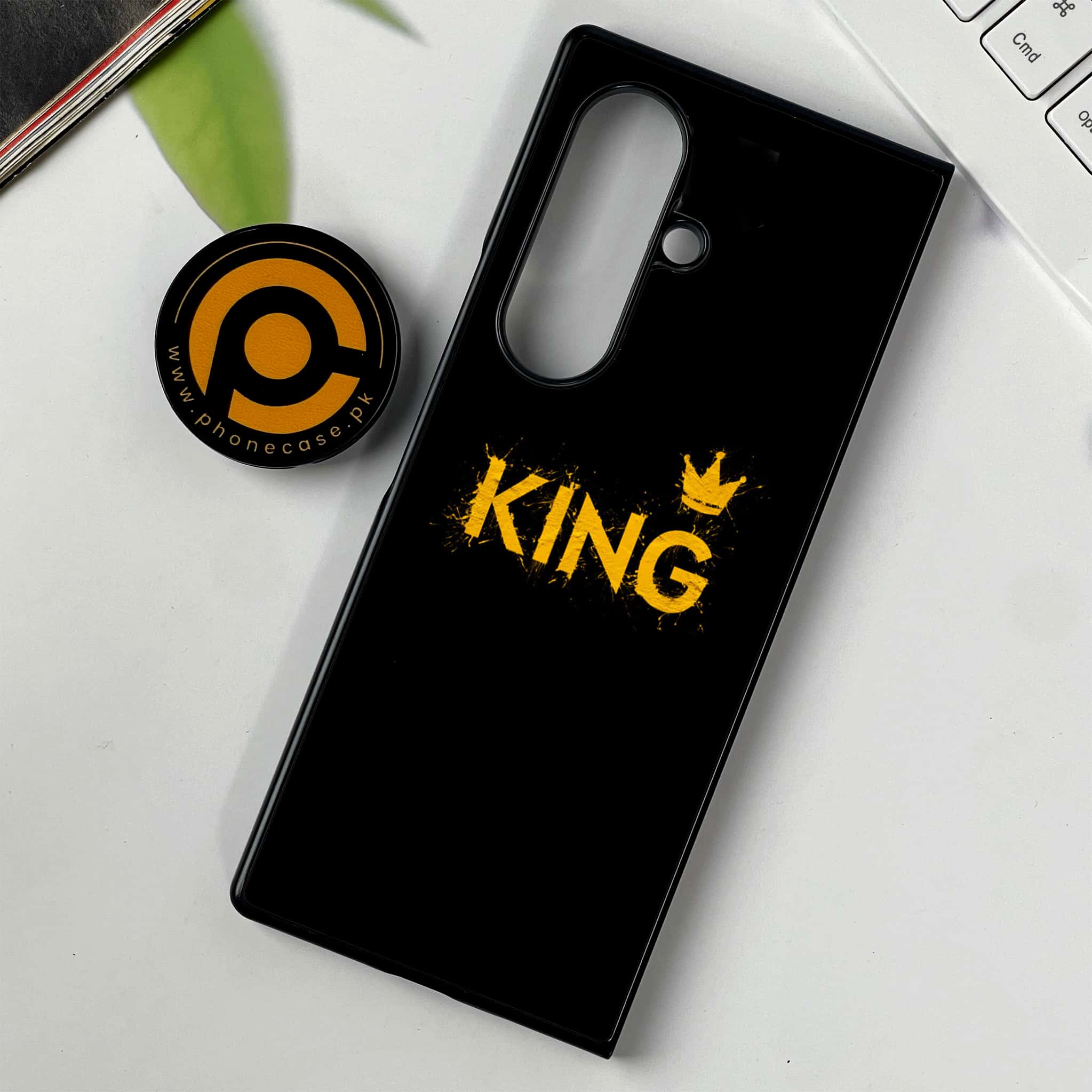 Samsung Galaxy Z Fold 7 - King 2.0 Series - Premium Metal Printed soft Bumper shock Proof Case