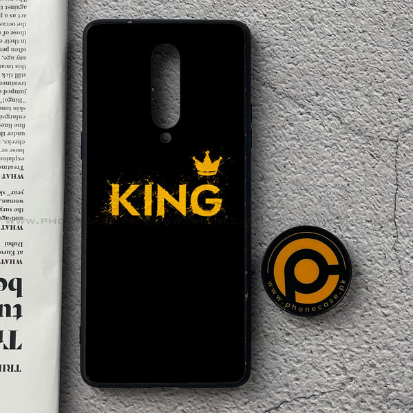 OnePlus 8 - King Design 2  V 2.0 - Premium Printed Glass soft Bumper shock Proof Case