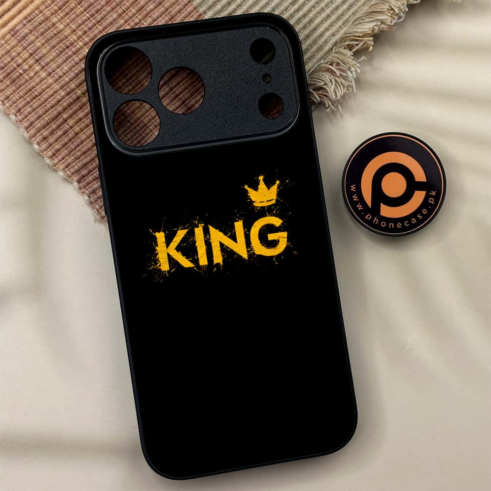 iPhone 17 Pro Max - King 2.0 Series - Premium Metal Printed soft Bumper shock Proof Case