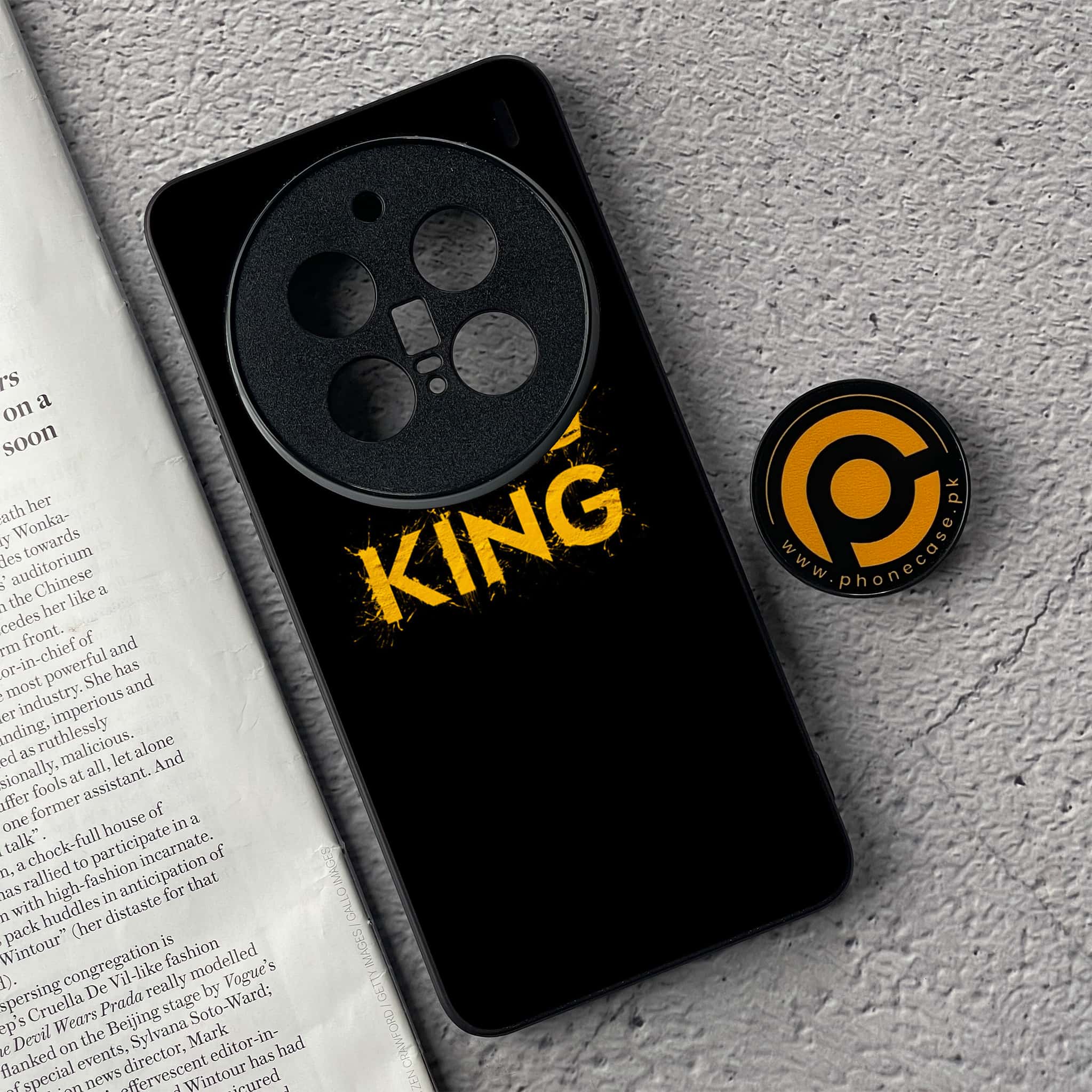 Vivo X200 Pro - King 2.0 Series - Premium Metal  Printed soft Bumper shock Proof Case