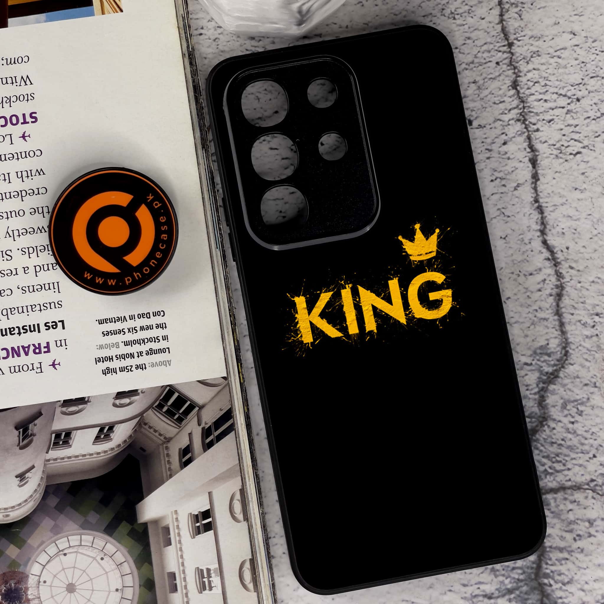 Vivo Y29 4G - King 2.0 Series - Premium Metal Printed soft Bumper Shock Proof Case