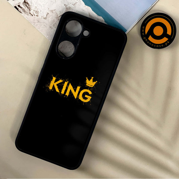 Vivo Y03 - King 2.0 Design 2- Premium Printed Metal soft Bumper shock Proof Case  CS-37479