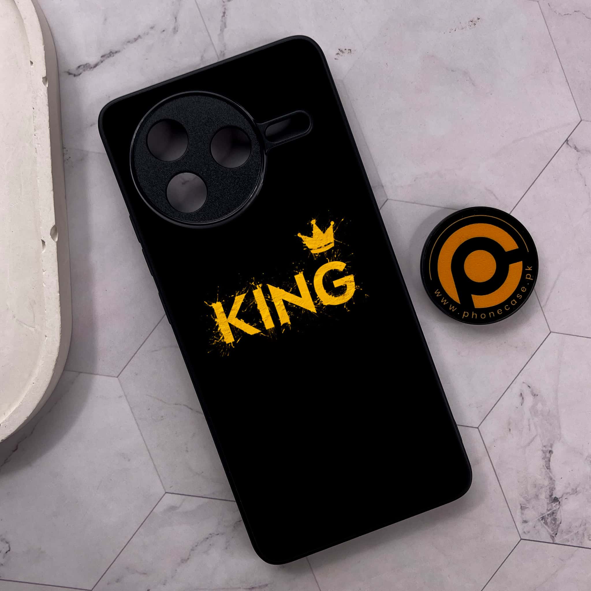 Xiaomi Poco F7 Pro 5G - King 2.0 Series - Premium Metal Printed soft Bumper shock Proof Case