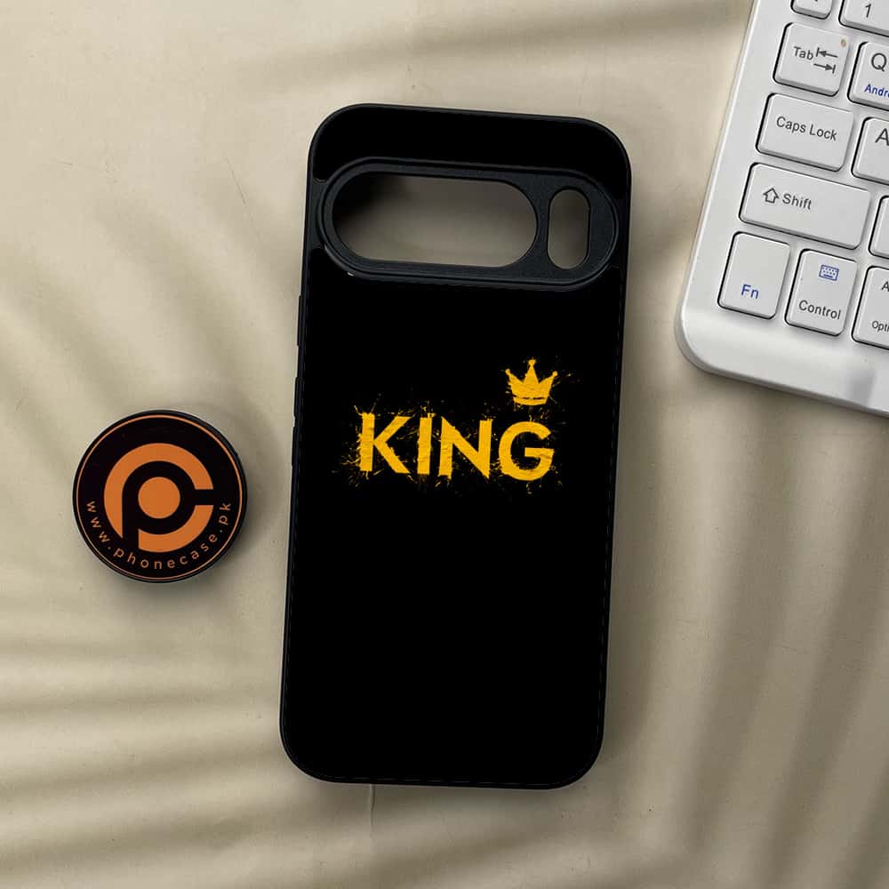 Google Pixel 10 Pro  - King 2.0 Series - Premium Metal Printed soft Bumper Shock Proof Case