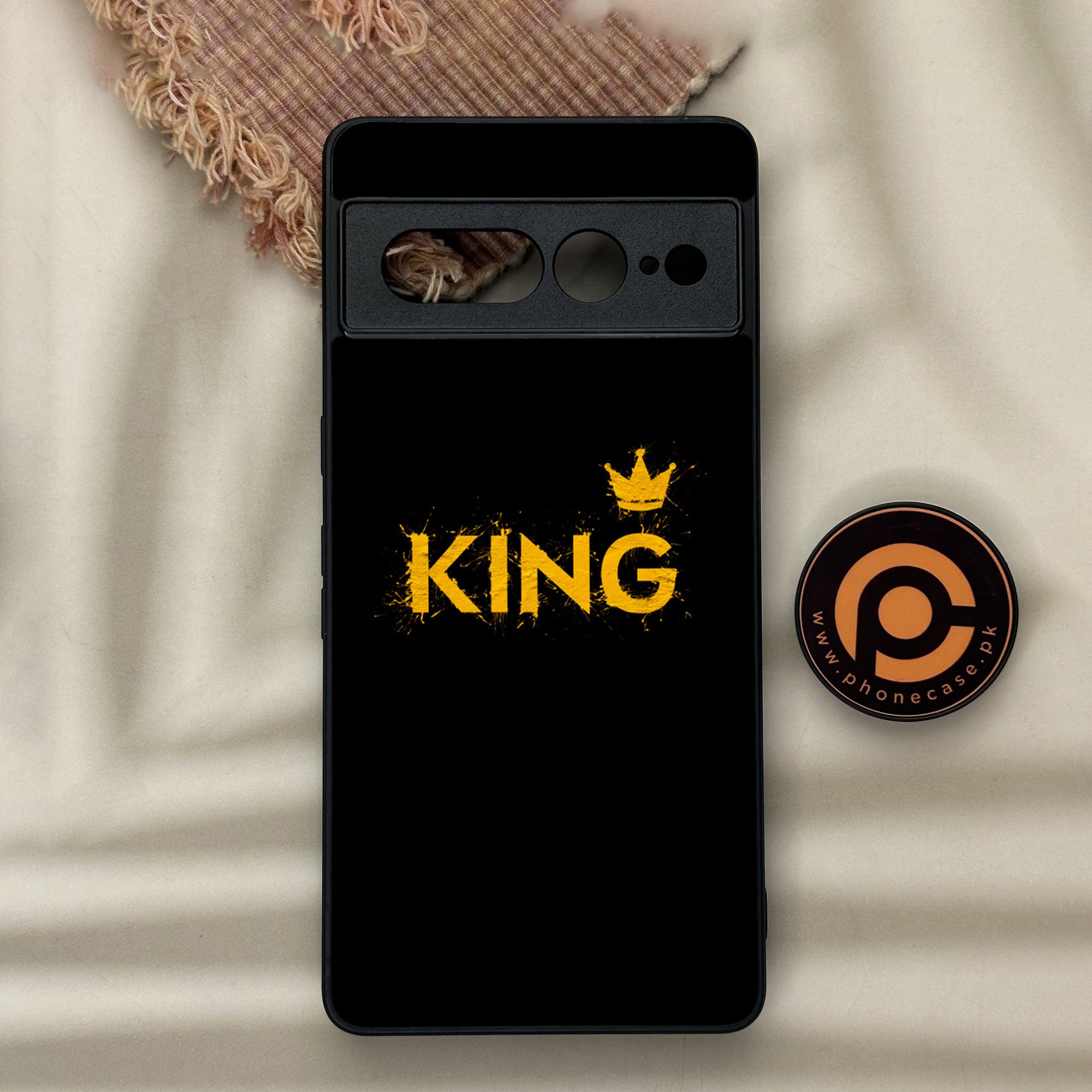 Google Pixel 7 Pro - King Series V 2.0 - Premium Metal Printed soft Bumper Shock Proof Case