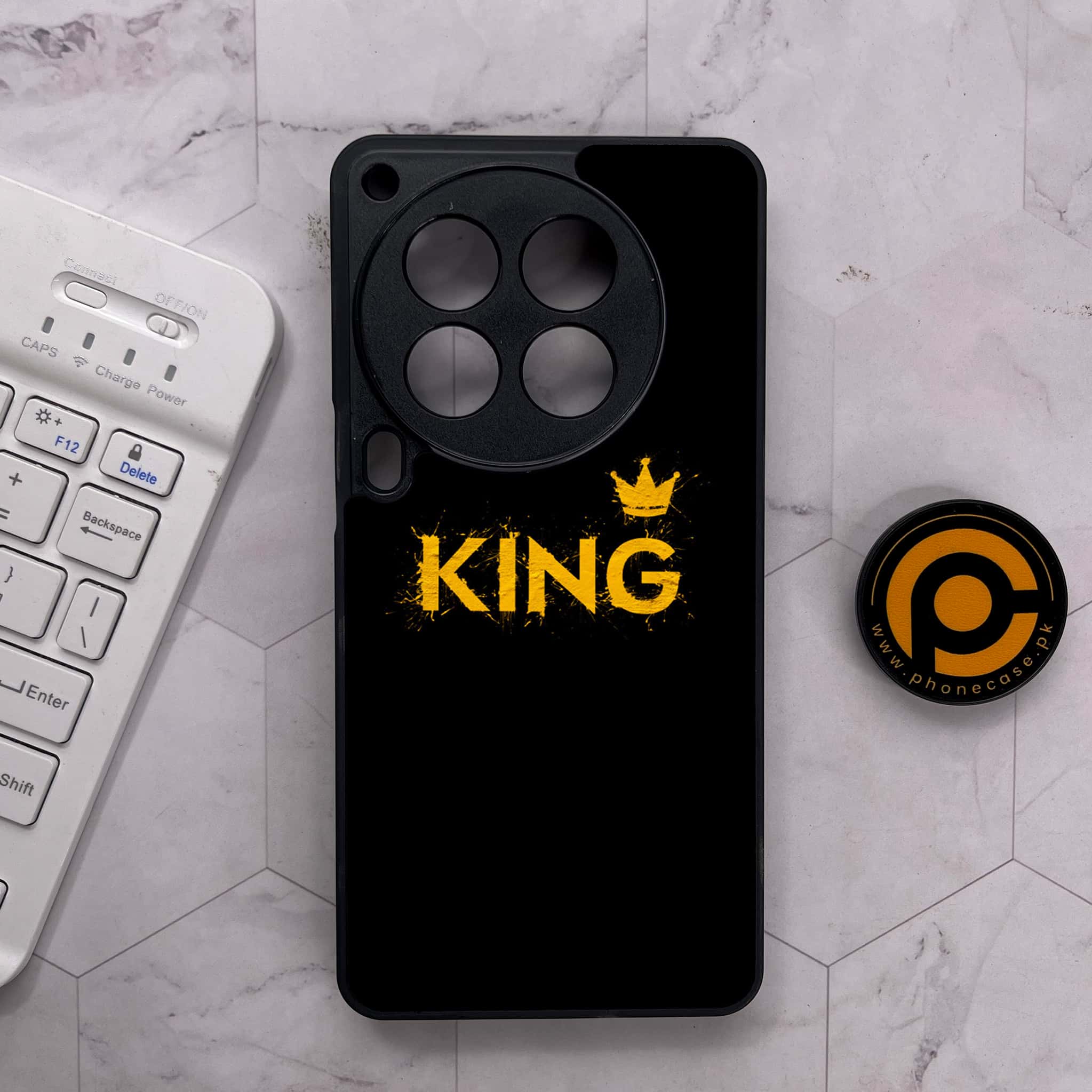 Tecno Camon 30 Premier - King 2.0 Series - Premium Metal Printed soft Bumper shock Proof Case