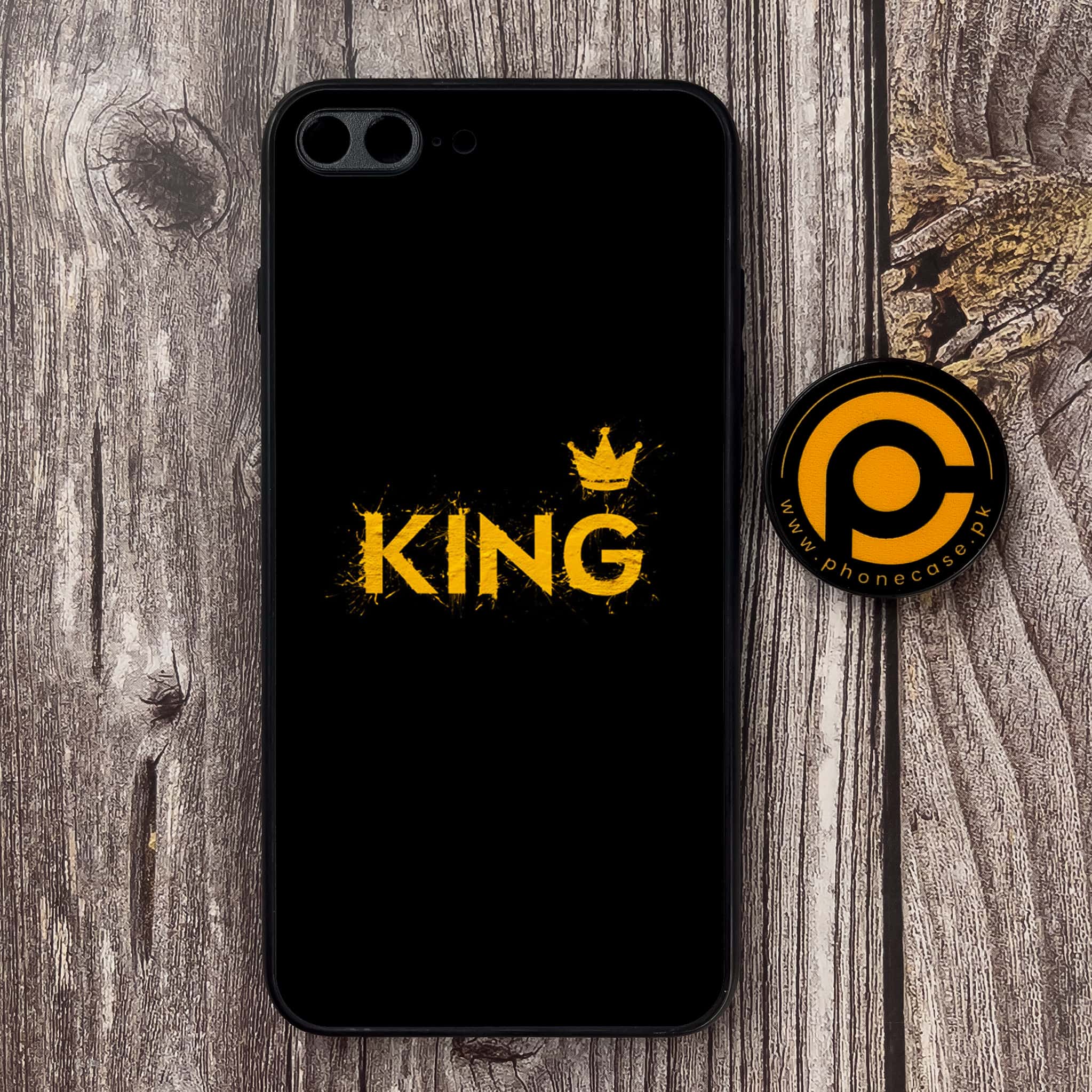 iPhone 7 Plus - King Series V 2.0 Series - Premium Metal Printed soft Bumper shock Proof Case