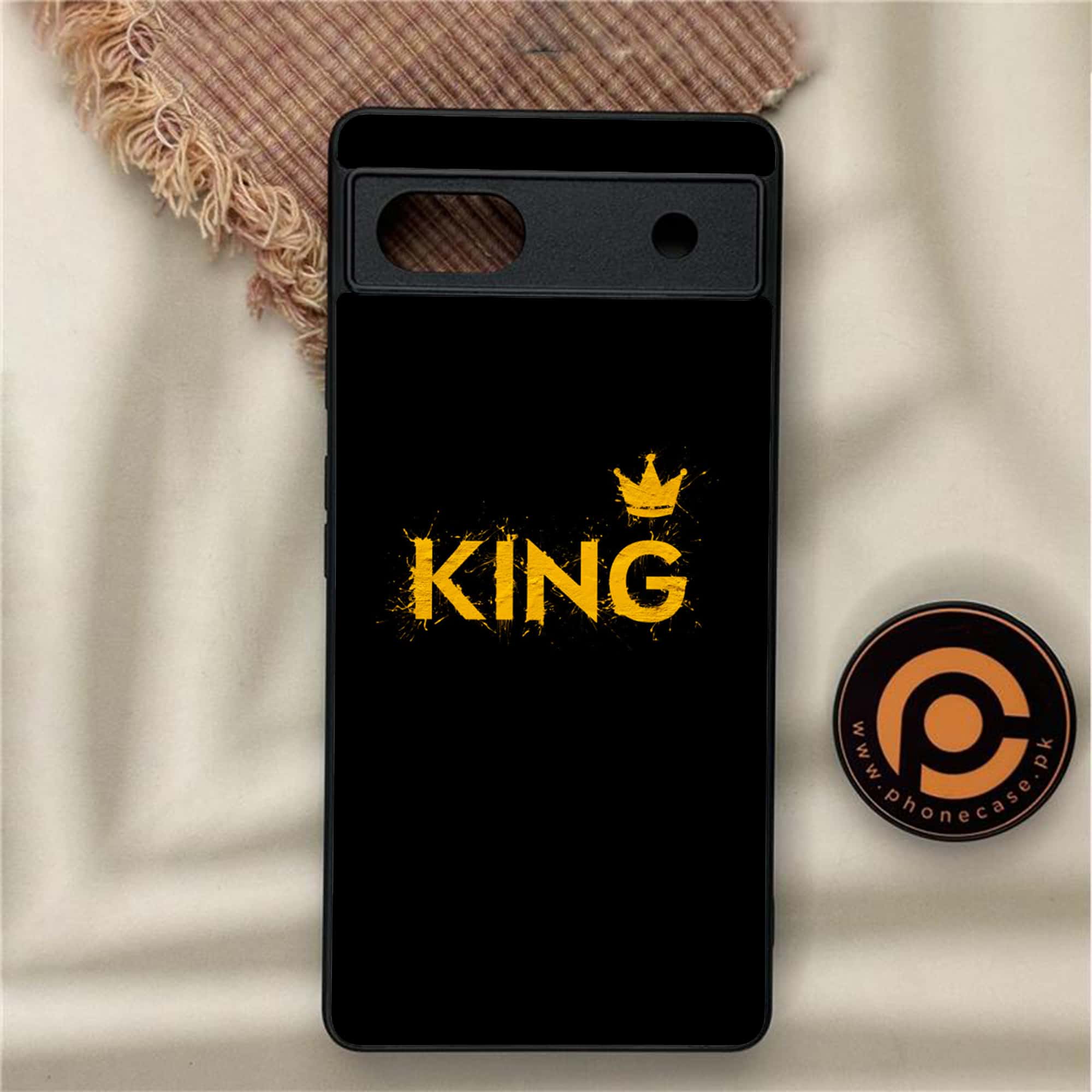 Google Pixel 6A - King Series V 2.0 - Premium Metal Printed soft Bumper Shock Proof Case