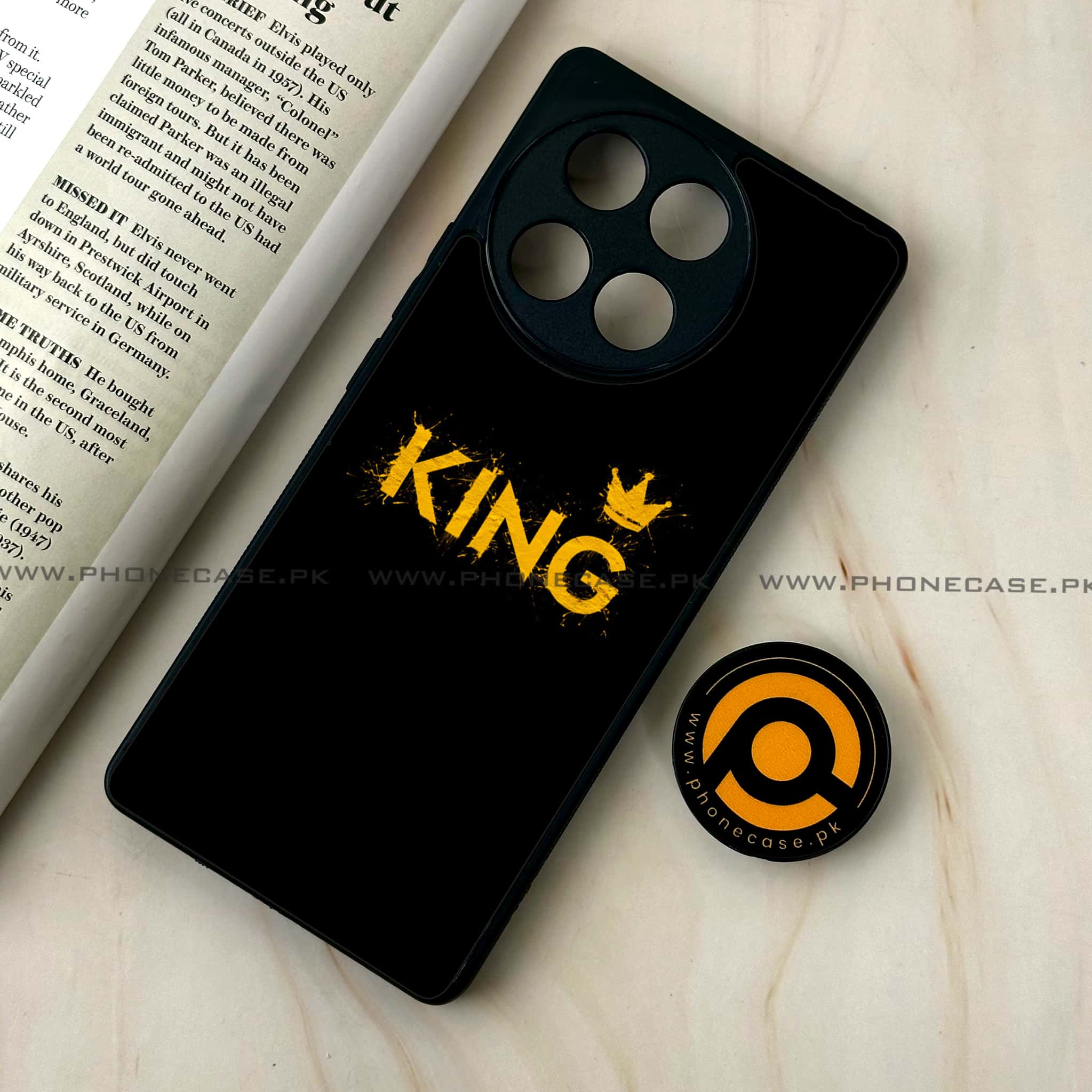 Tecno Camon 30s - King 2.0 Series - Premium Metal Printed soft Bumper shock Proof Case