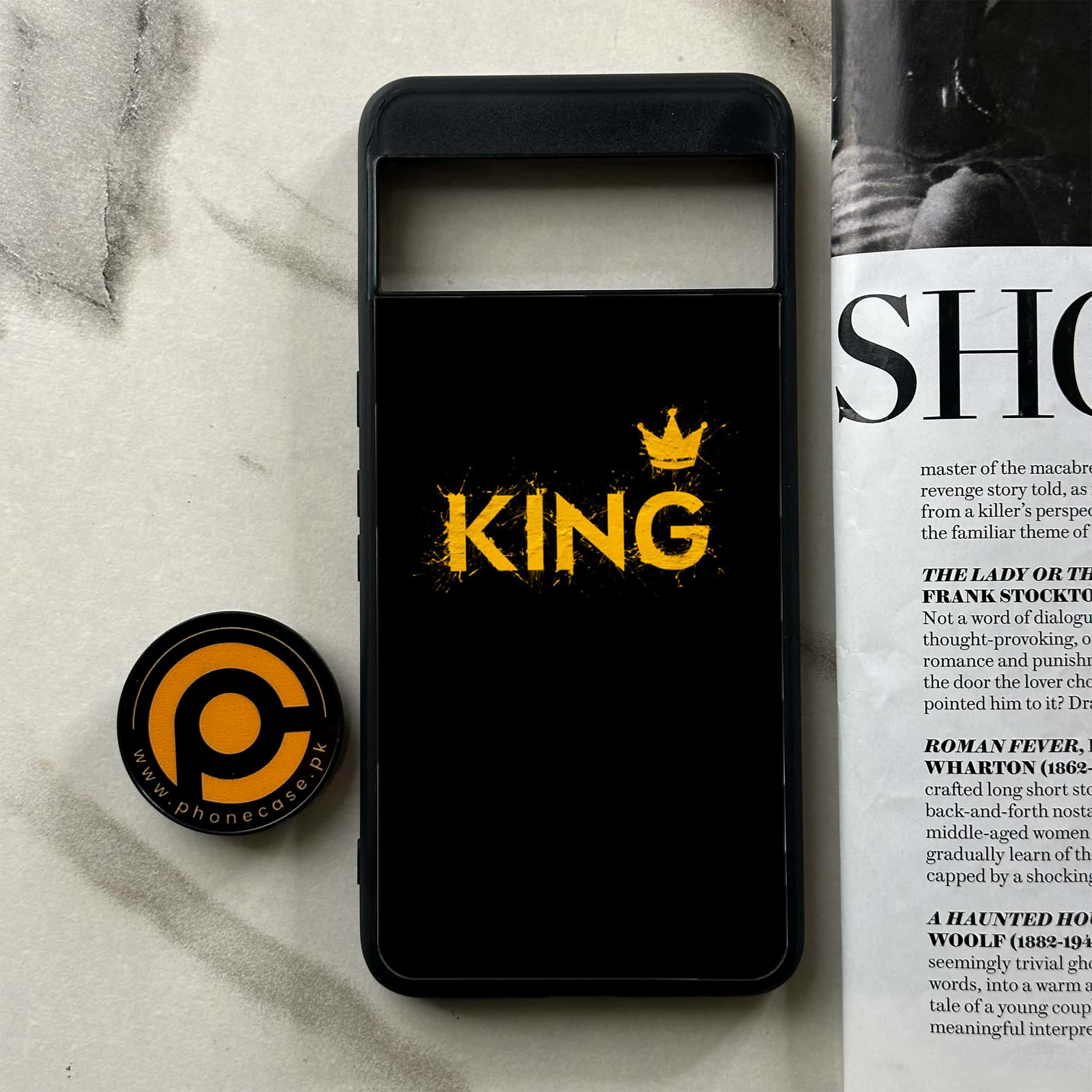 Google Pixel 8a - King Series V 2.0 - Premium Printed soft Bumper Shock Proof Case