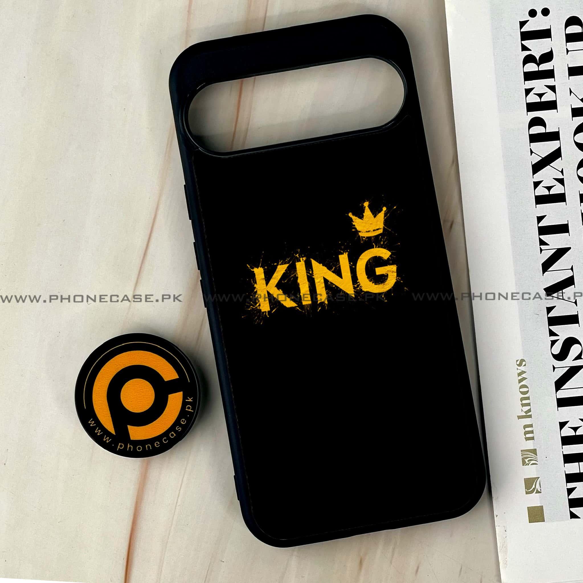 Google Pixel 9 Pro XL - King 2.0 Series - Premium Metal Printed soft Bumper Shock Proof Case