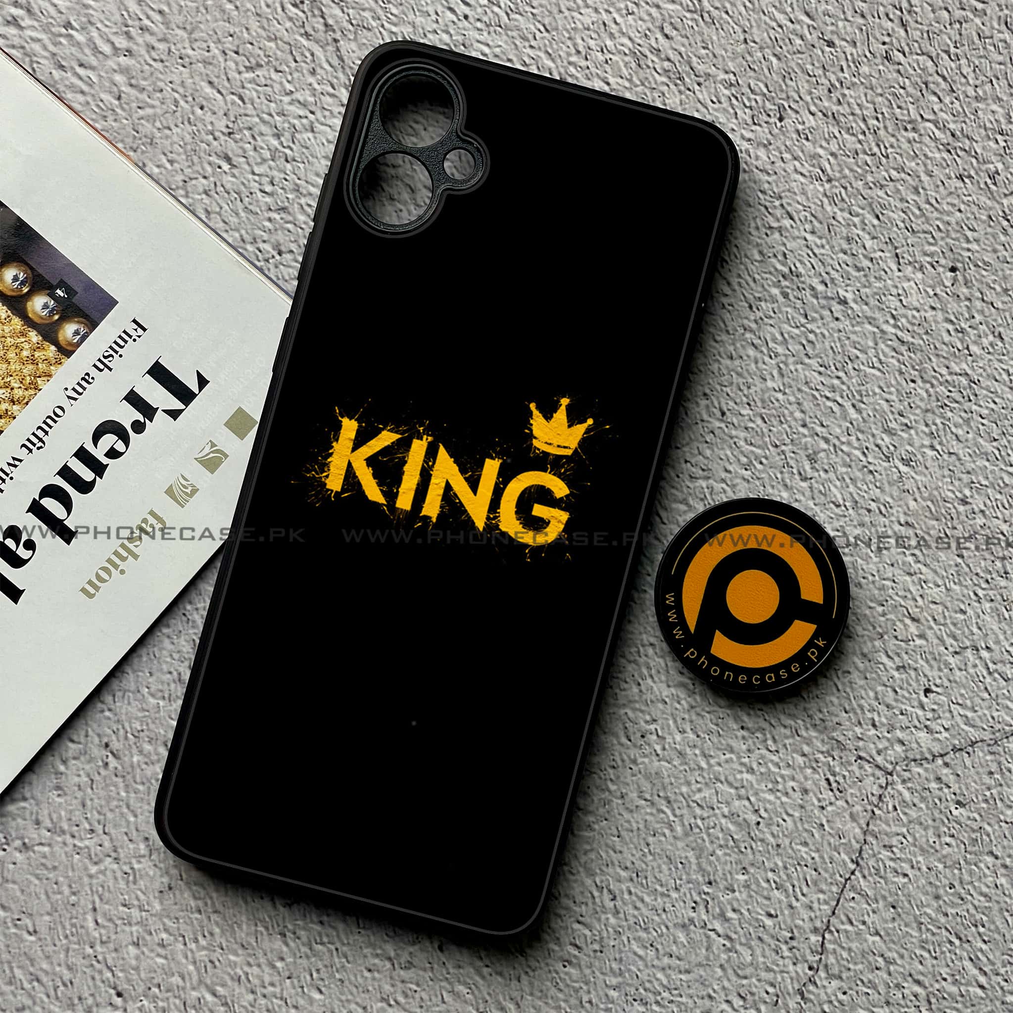 Samsung Galaxy A05 - King 2.0 Series - Premium Metal Printed soft Bumper shock Proof Case