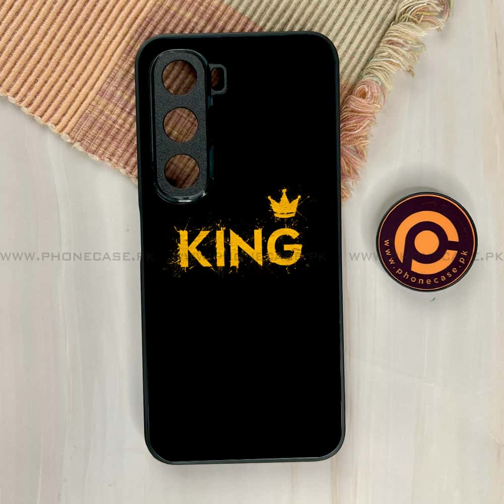 Infinix Hot 60i - King 2.0 Series - Premium Metal Printed soft Bumper shock Proof Case