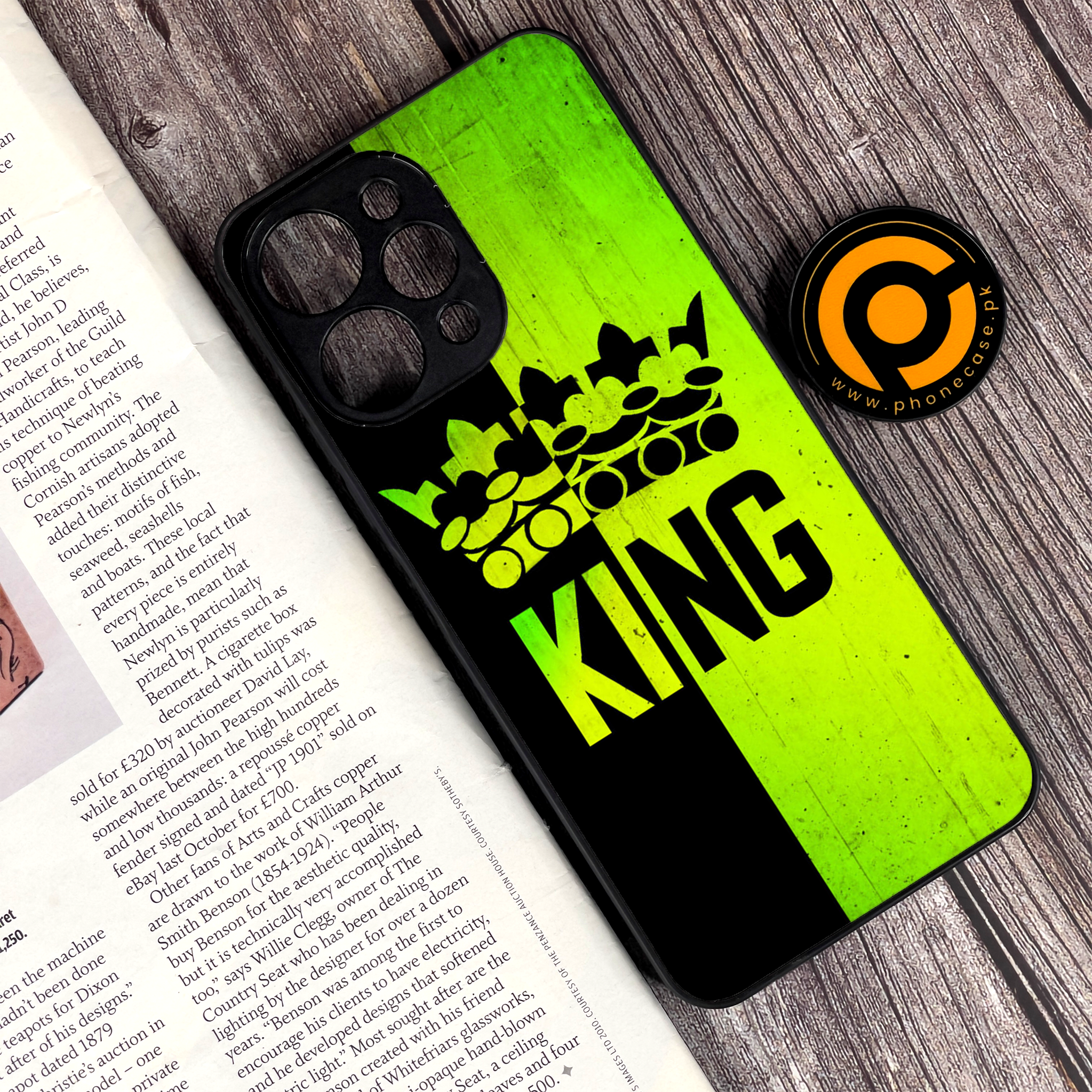 Xiaomi Redmi 12 - King Series V 2.0 - Premium Printed Glass soft Bumper shock Proof Case