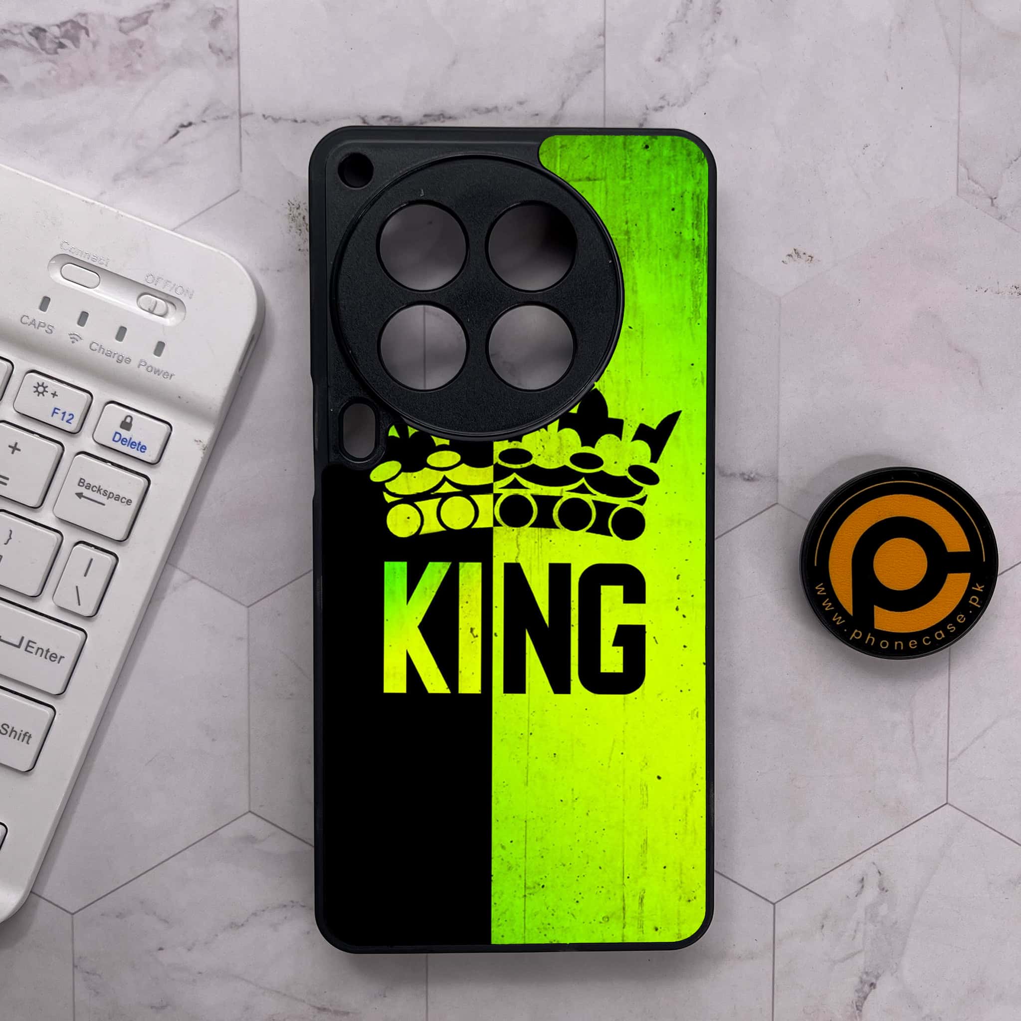 Tecno Camon 30 Premier - King 2.0 Series - Premium Metal Printed soft Bumper shock Proof Case