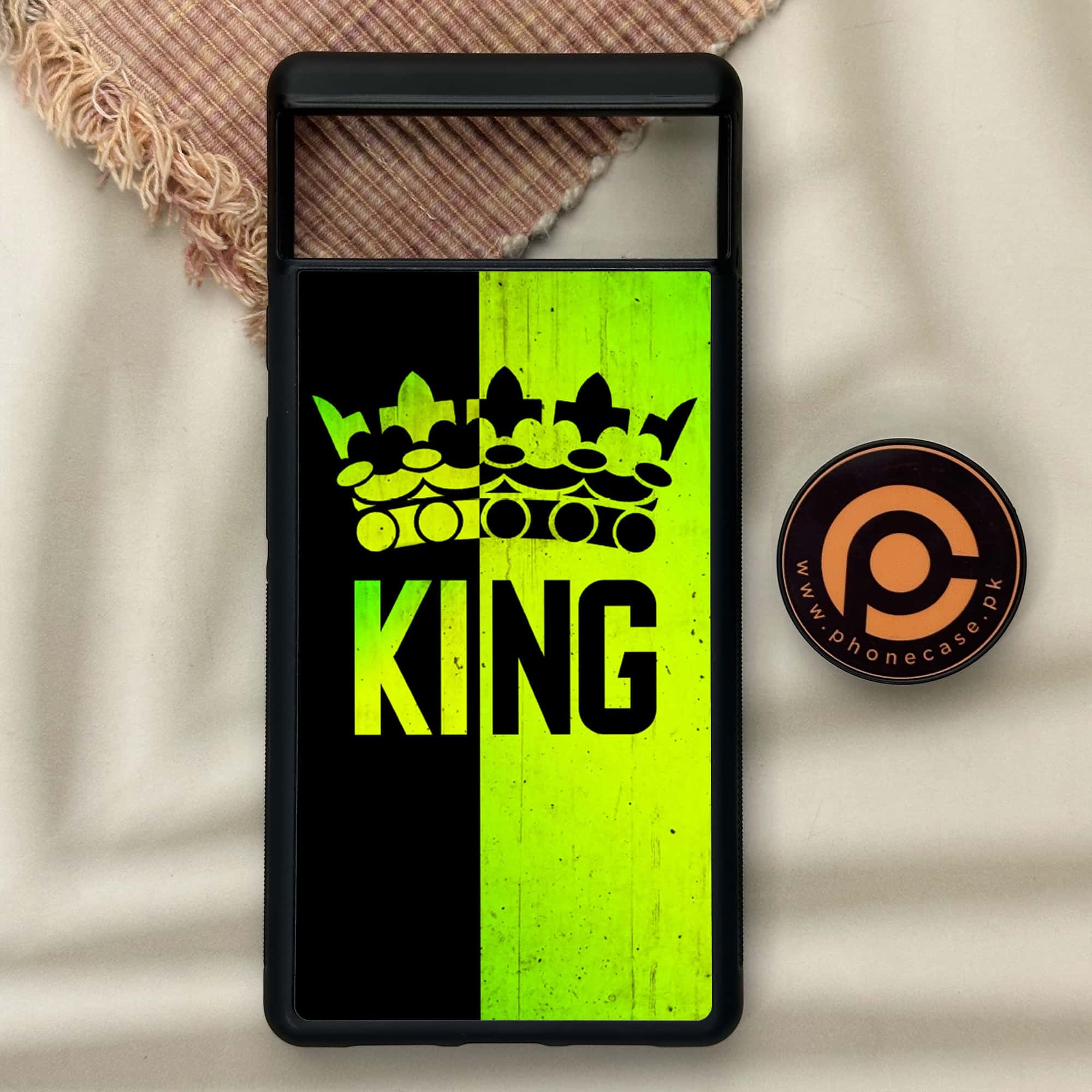 Google Pixel 6 - King Series V 2.0 - Premium Metal Printed soft Bumper Shock Proof Case