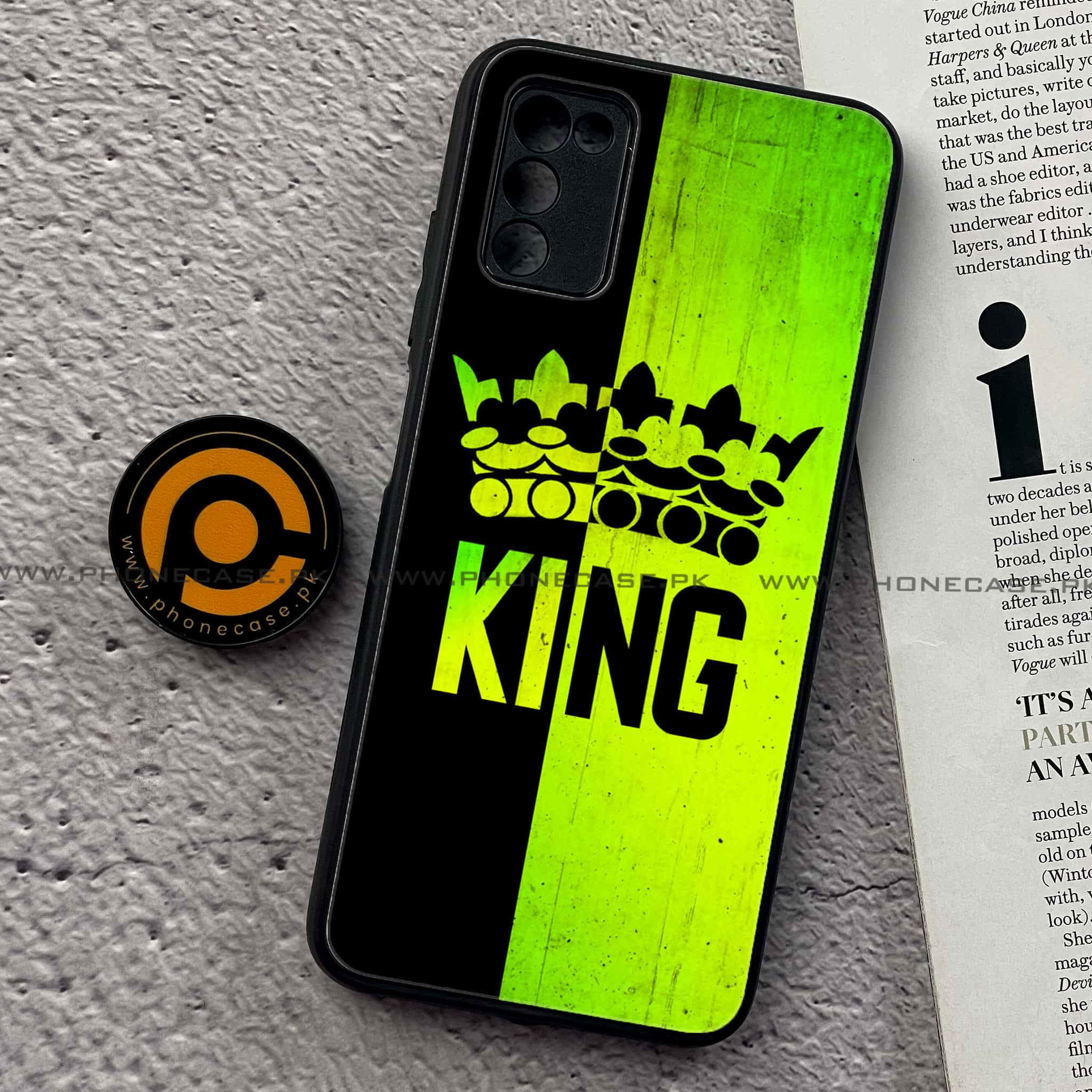 Samsung Galaxy A02s - King Series V 2.0 - Premium Printed Metal soft Bumper shock Proof Case