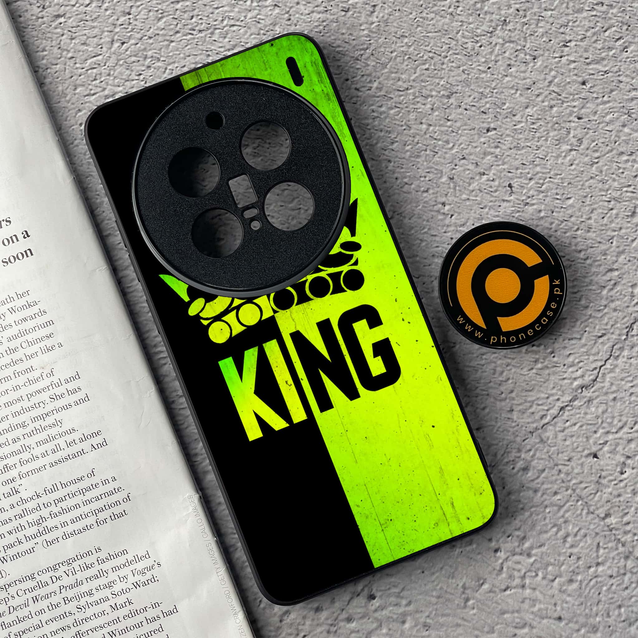Vivo X200 Pro - King 2.0 Series - Premium Metal  Printed soft Bumper shock Proof Case