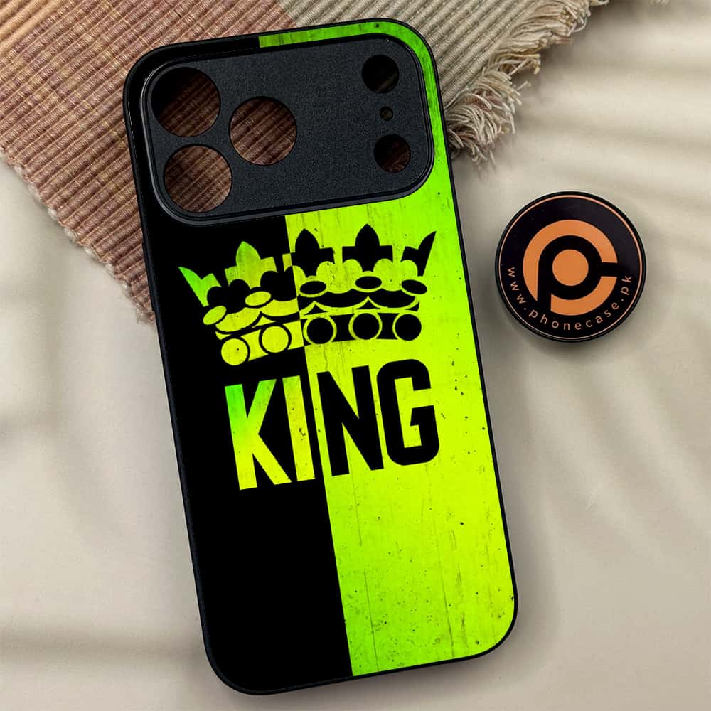 iPhone 17 Pro Max - King 2.0 Series - Premium Metal Printed soft Bumper shock Proof Case