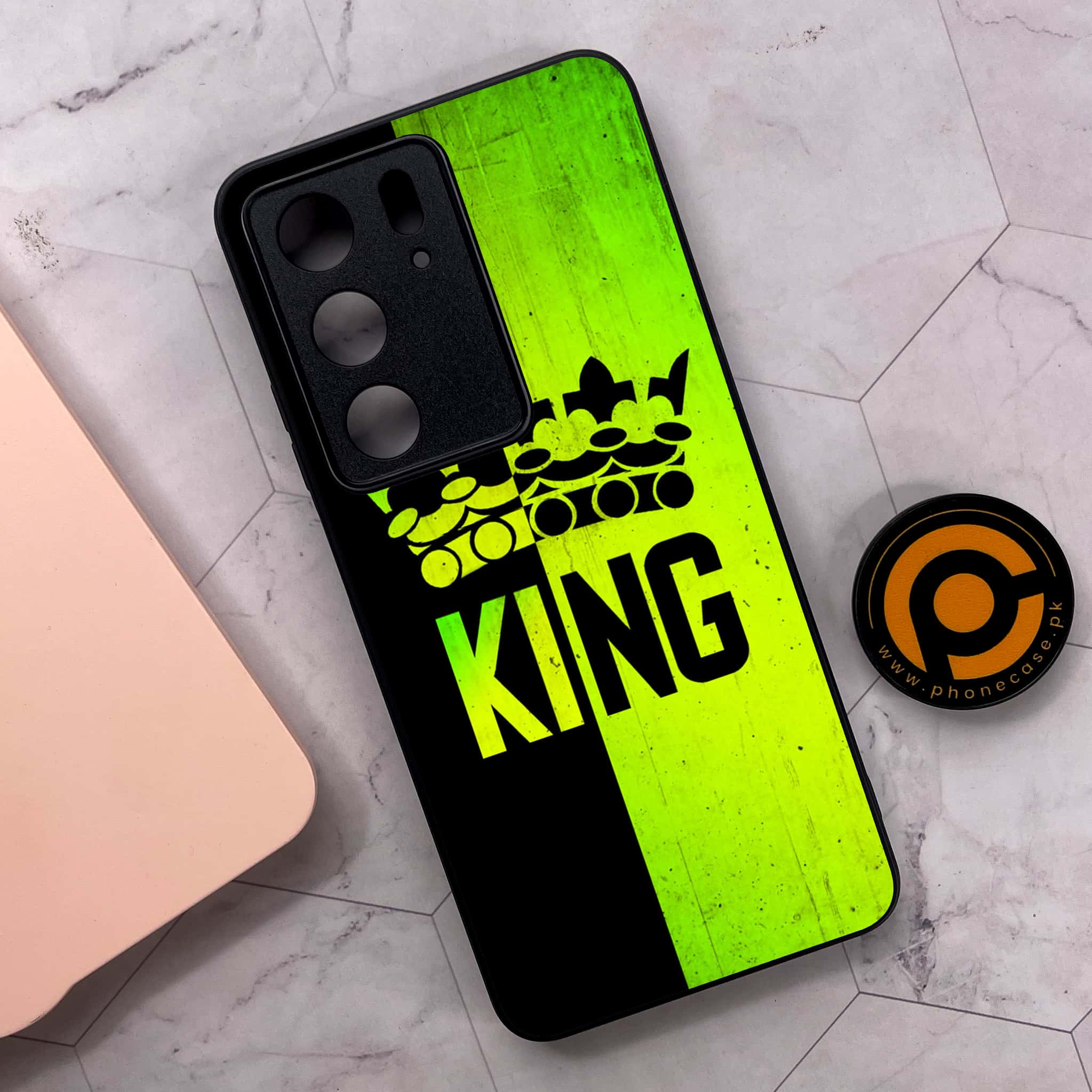 Realme C75x 4G - King 2.0 Series - Premium Metal Printed soft Bumper shock Proof Case