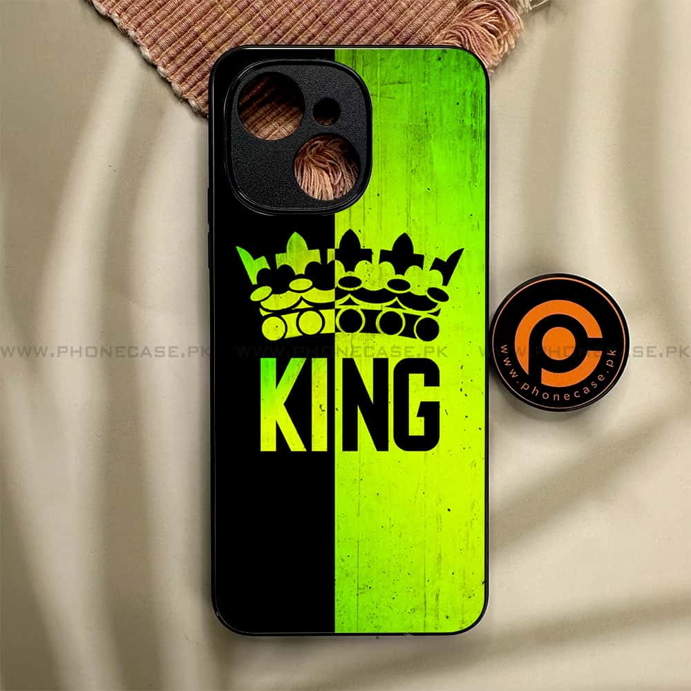Tecno Spark 40C - King 2.0 Series - Premium Metal Printed soft Bumper shock Proof Case