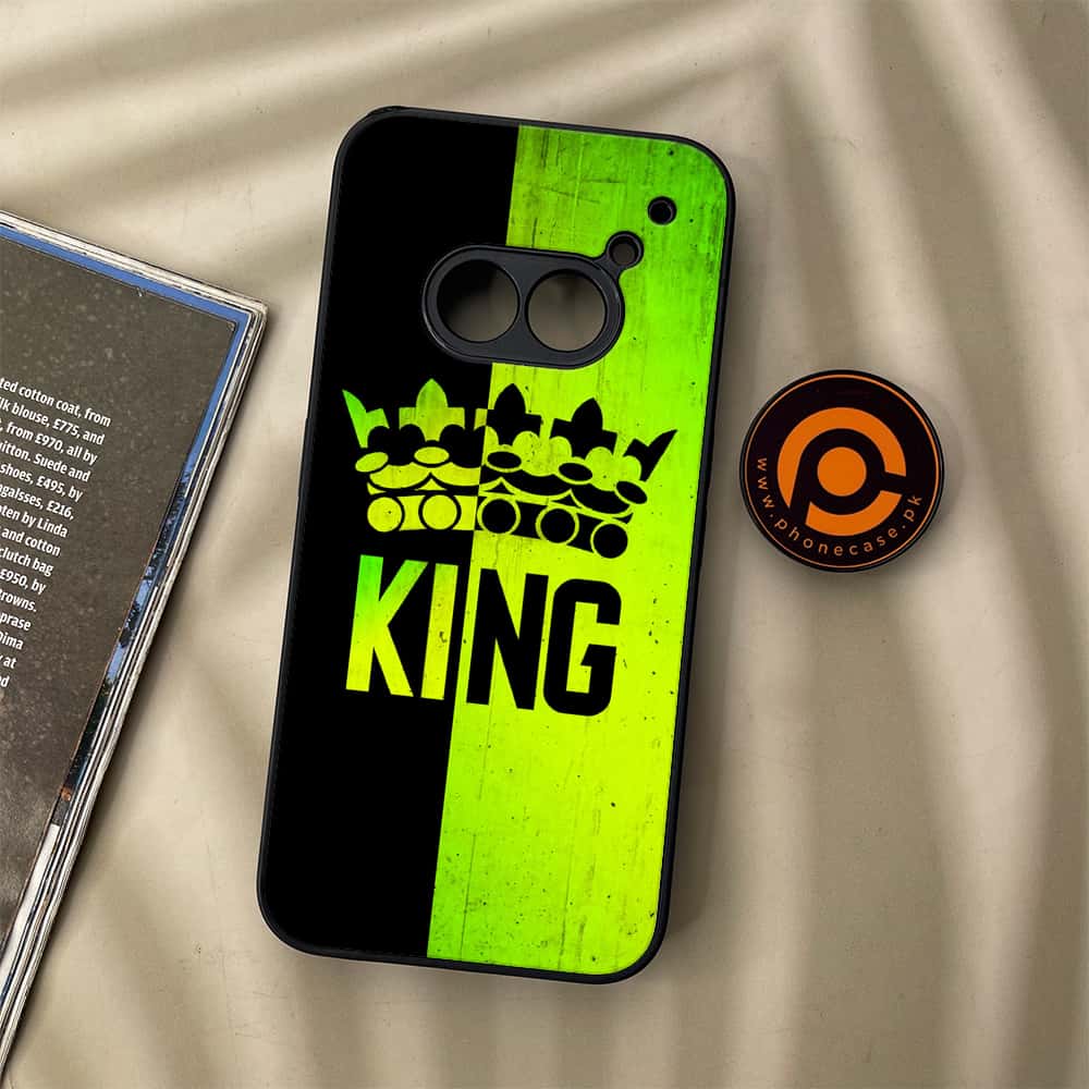 Nothing Phone (2a) - King 2.0 Series - Premium Metal Printed soft Bumper Shock Proof Case