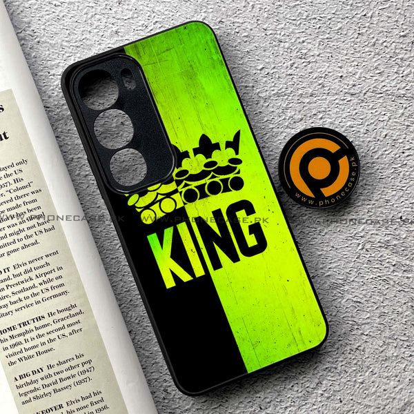 Vivo Y19s - King 2.0 Design 3  - Premium Printed Glass soft Bumper shock Proof Case  CS-33708