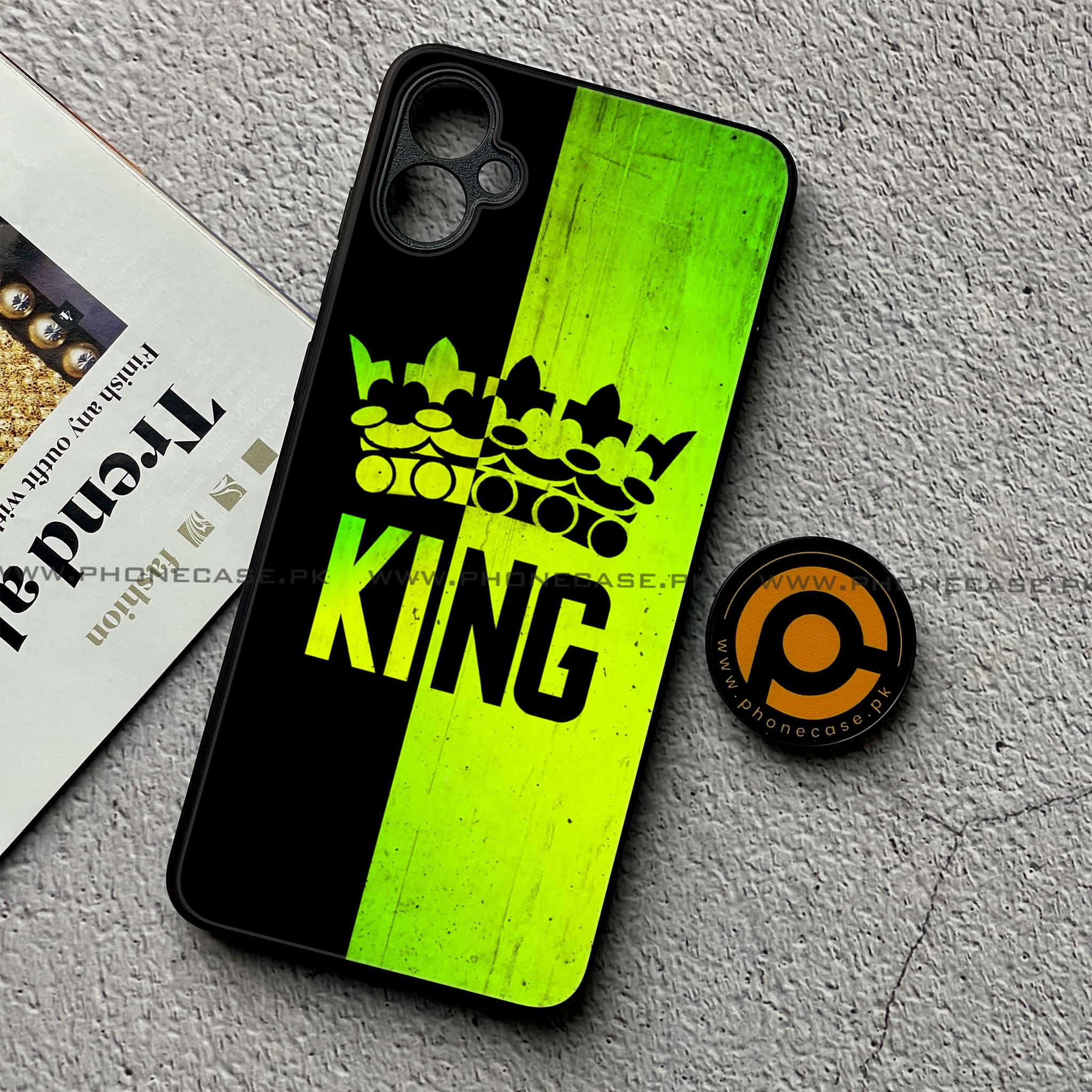 Samsung Galaxy A05 - King 2.0 Series - Premium Metal Printed soft Bumper shock Proof Case