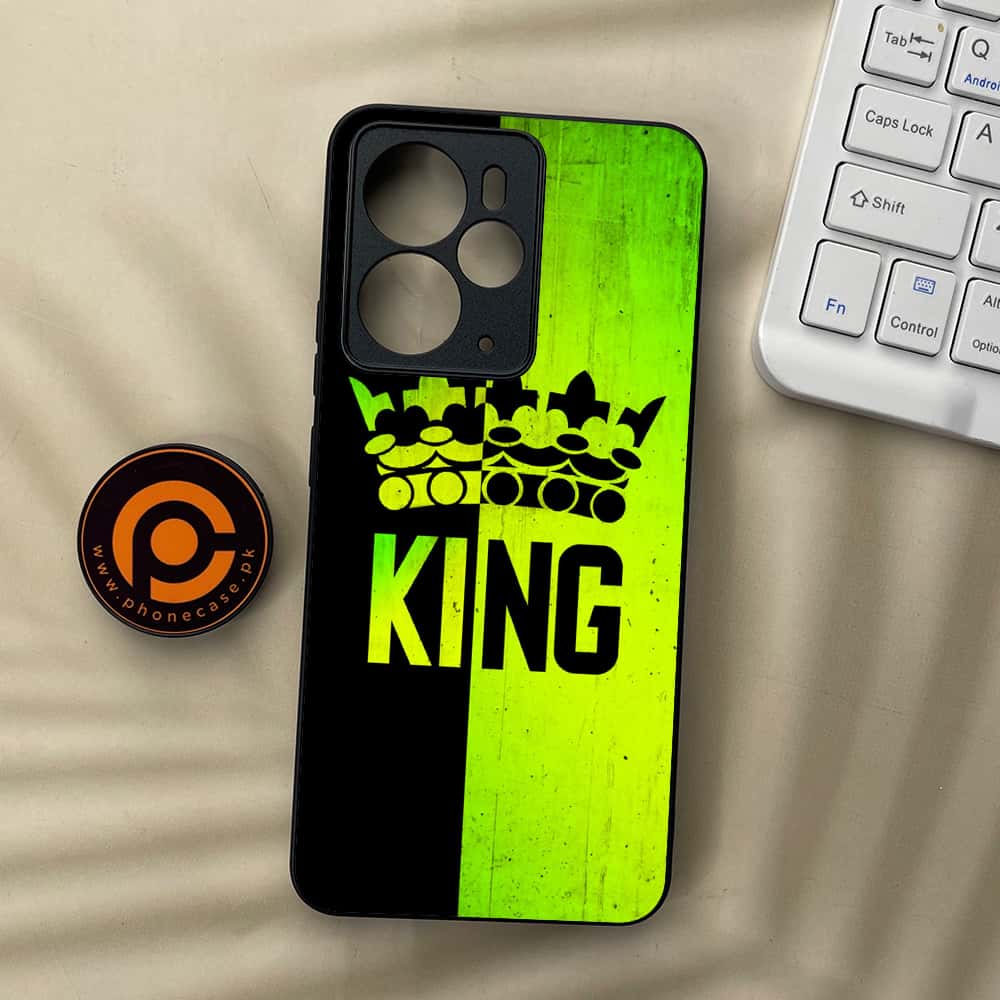 Realme 14T 5G - King 2.0 Series - Premium Metal Printed soft Bumper Shock Proof Case