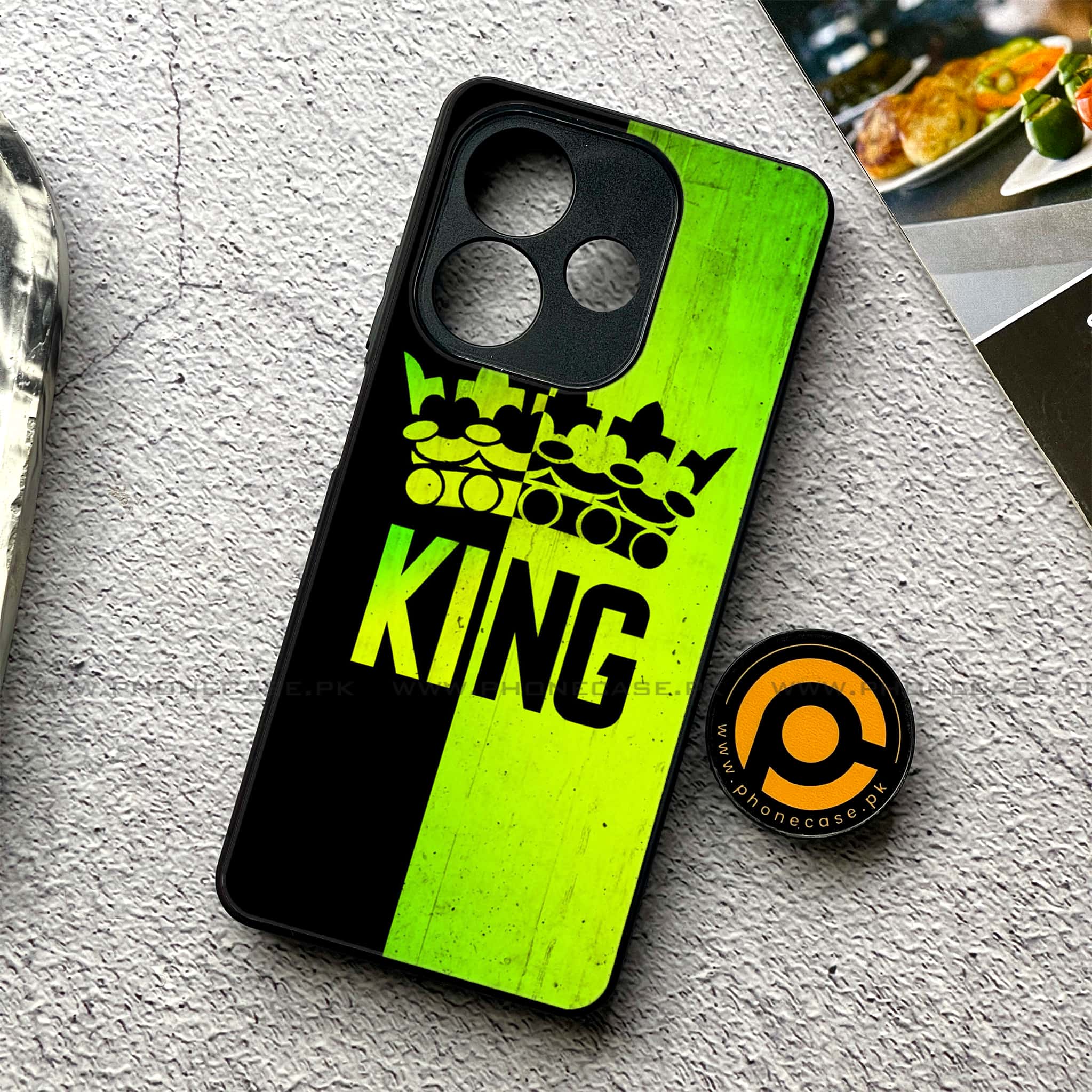 Oppo A5 Pro - King 2.0 Series - Premium Metal Printed soft Bumper shock Proof Case