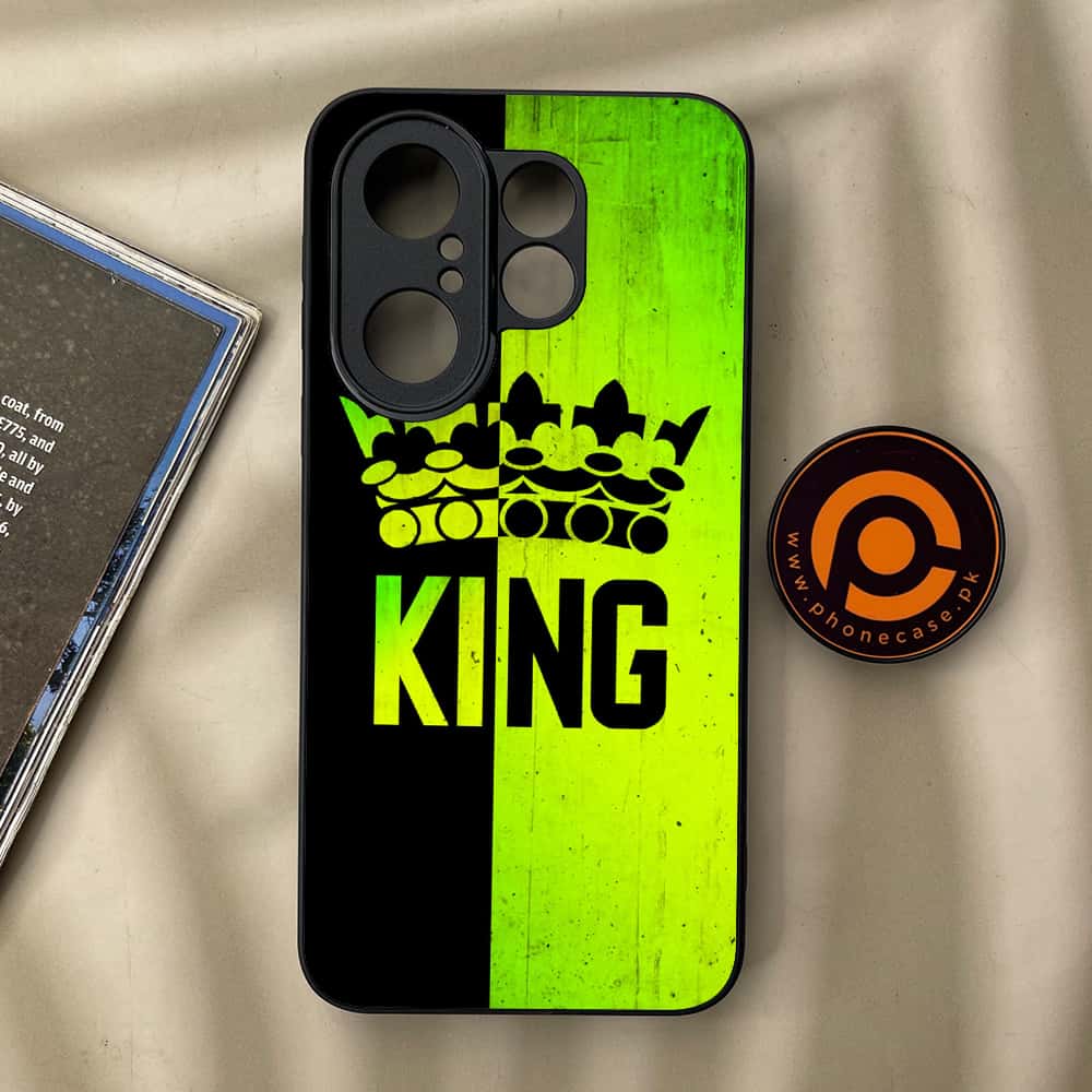 Vivo X200 FE - King 2.0 Series - Premium Metal Printed soft Bumper Shock Proof Case