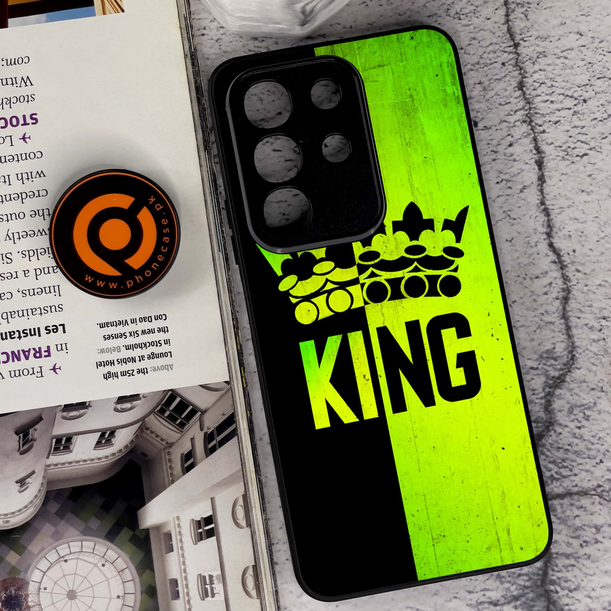 Vivo Y29 4G - King 2.0 Series - Premium Metal Printed soft Bumper Shock Proof Case