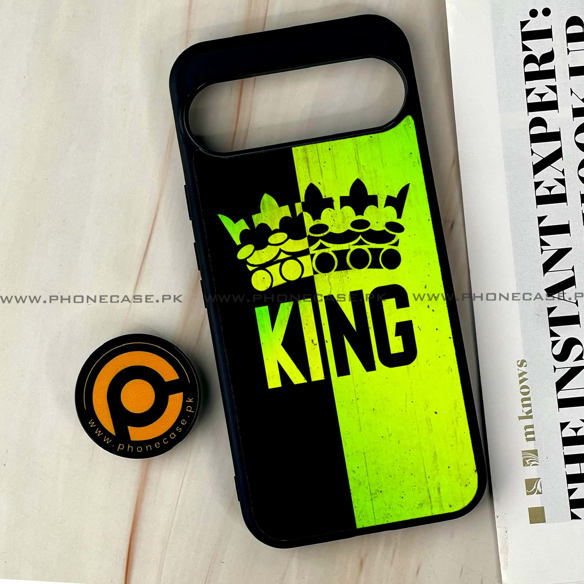 Google Pixel 9 Pro XL - King 2.0 Series - Premium Metal Printed soft Bumper Shock Proof Case