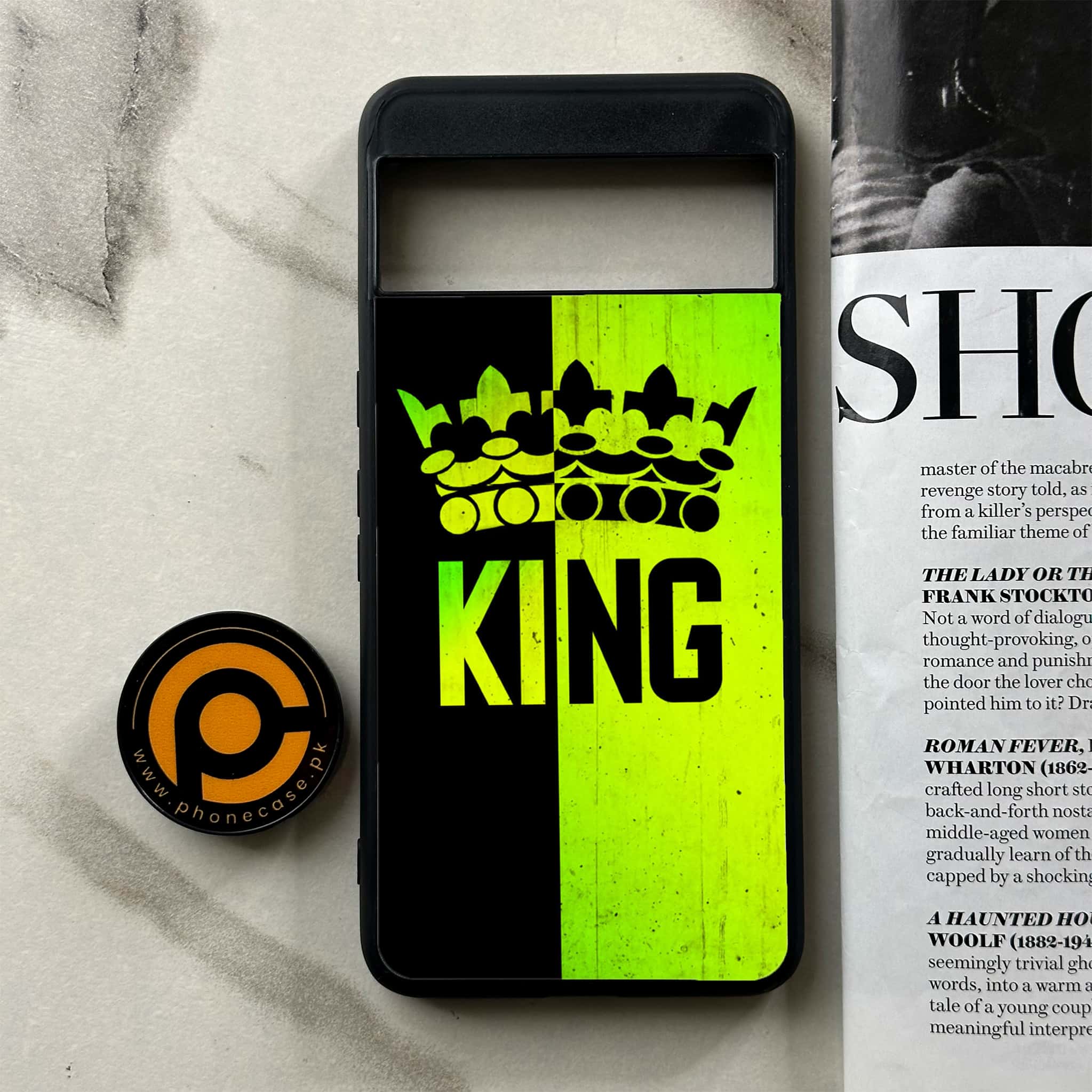 Google Pixel 8a - King Series V 2.0 - Premium Printed soft Bumper Shock Proof Case