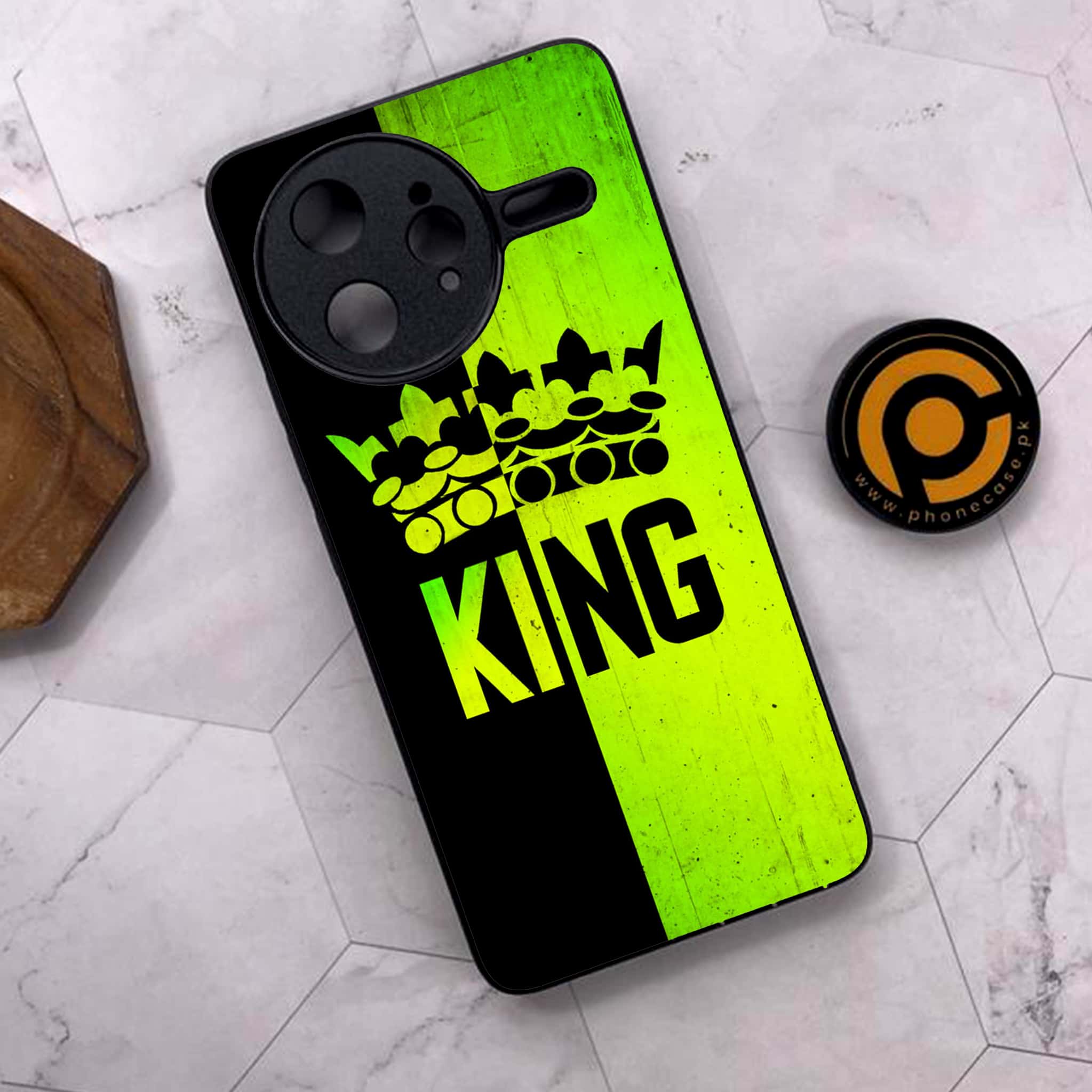 Xiaomi Poco F7 Ultra 5G - King 2.0 Series - Premium Metal Printed soft Bumper shock Proof Case