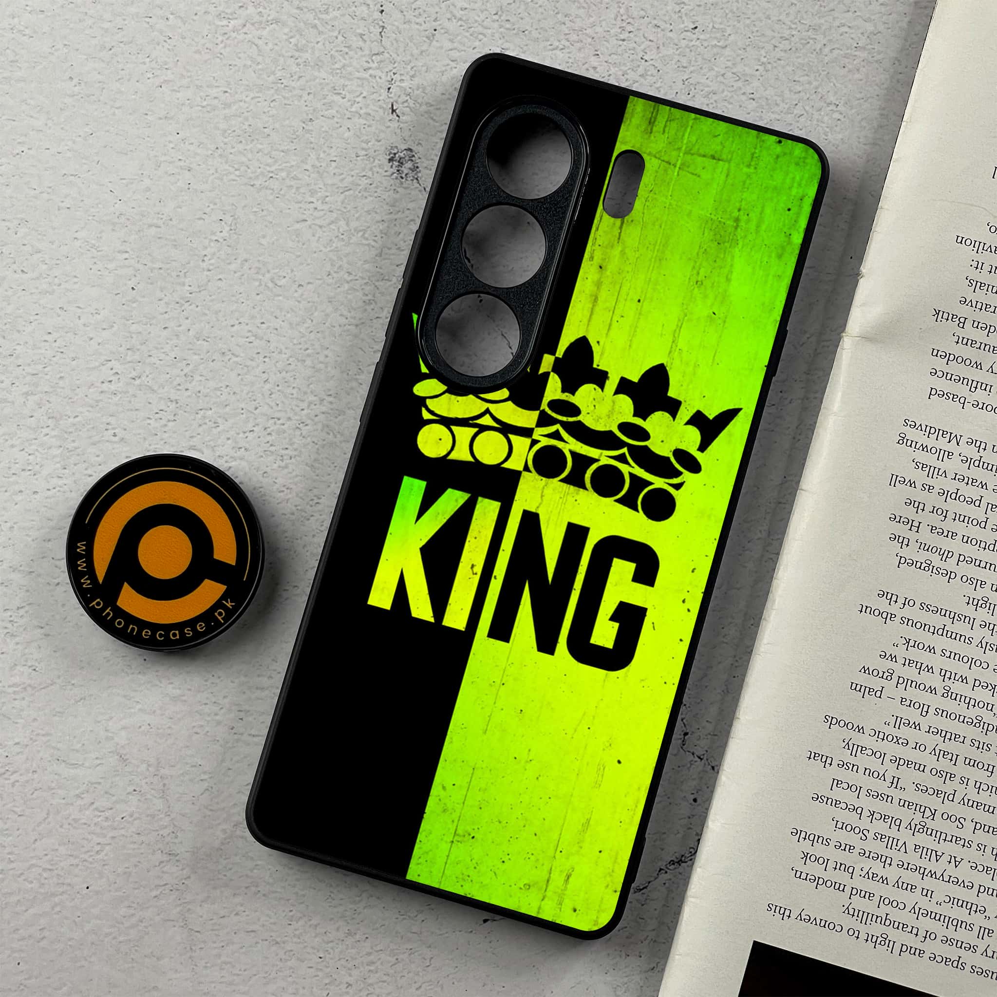 Tecno Camon 40 - King 2.0 Series - Premium Metal Printed Soft Bumper Shockproof Case